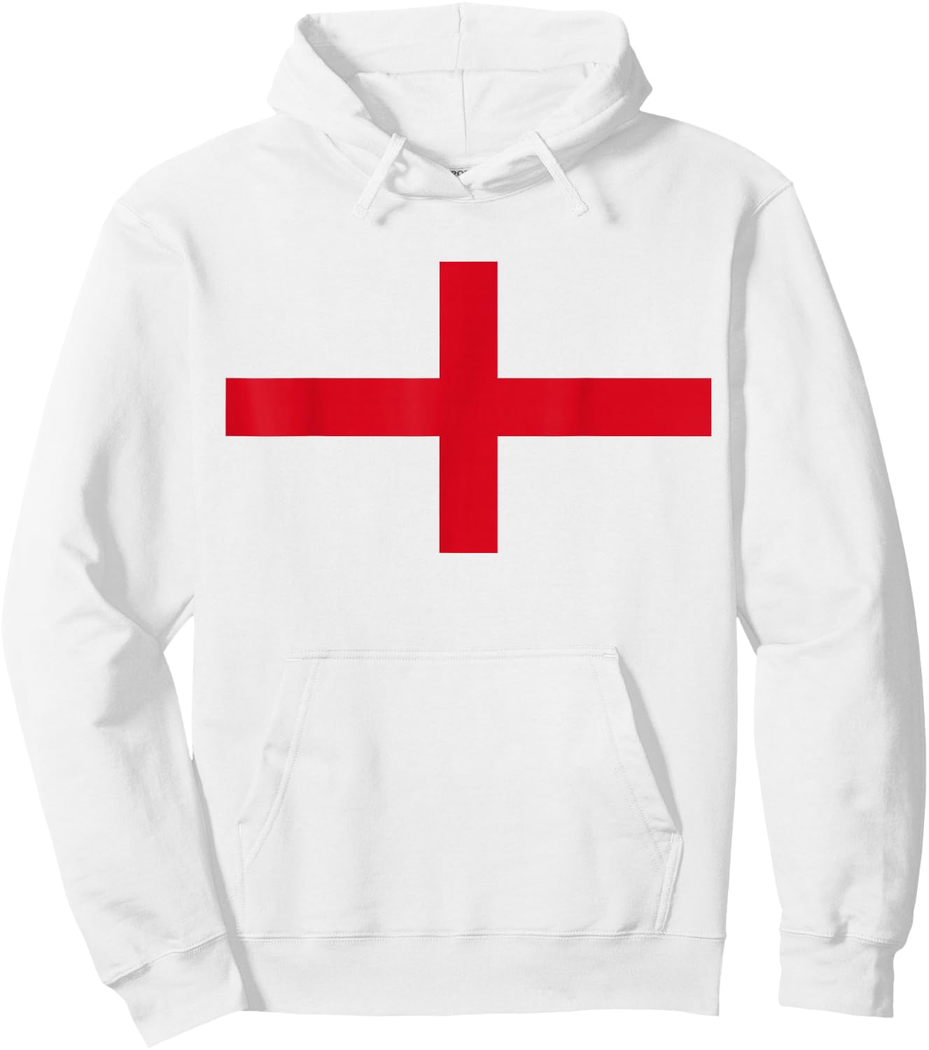 England Flag British Uk English Saint George Cross Flags Hoodie - Hoodie | White