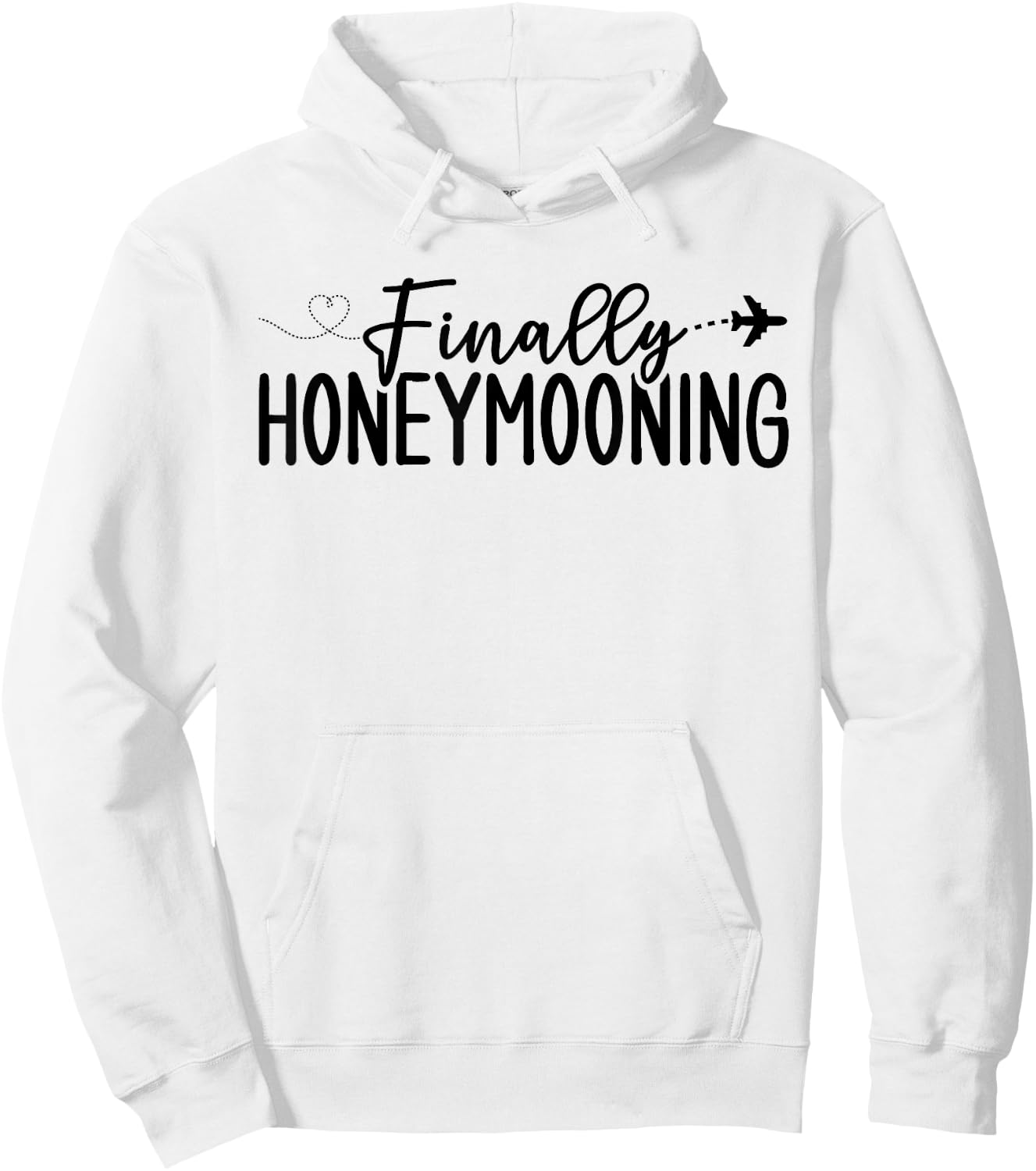 Finally Honeymooning Couples Honeymooning Matching Wedding Hoodie - Hoodie | White