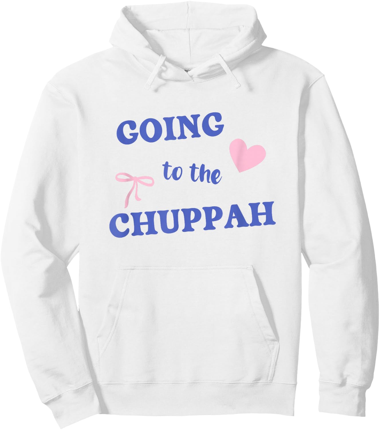 Going to the Chuppah Jewish Wedding Celebration Bride Hoodie - Hoodie | White