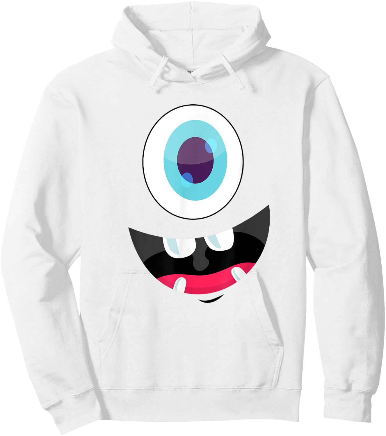 Halloween Shirt - Monster Face Halloween Costume Shirt Gift Hoodie - Hoodie | White
