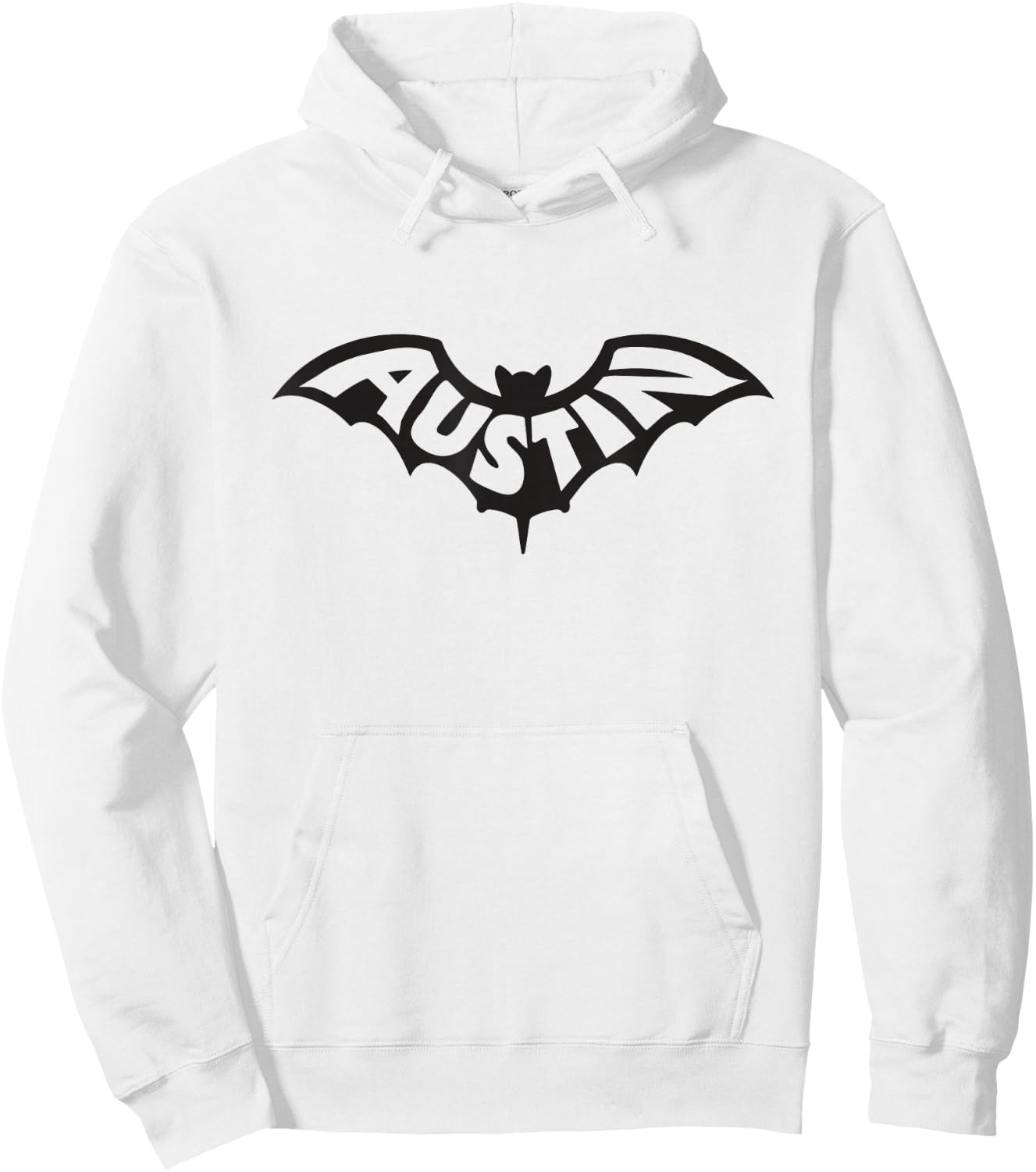 Austin Texas Bat Congress Street Bridge Bats Hoodie - Hoodie | White