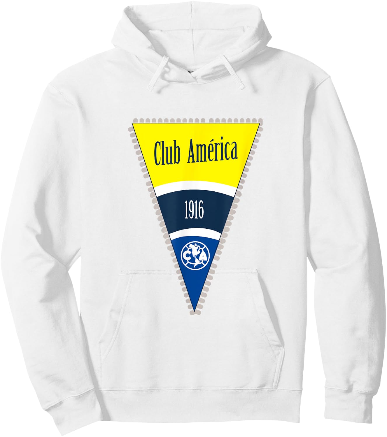 Club America - Score Big with Our Exclusive Collection Hoodie - Hoodie | White