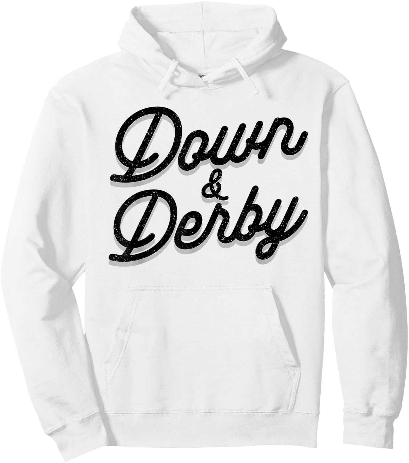 Funny Horse Racing Vintage Down And Derby KY Derby Horse Hoodie - Hoodie | White