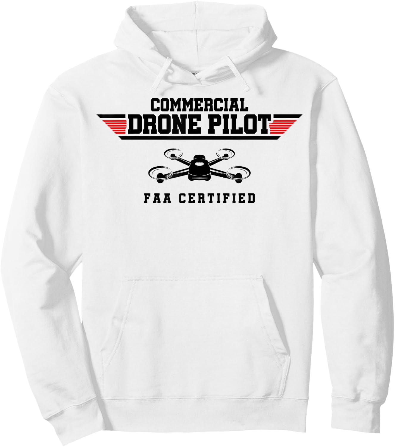 Commercial Drone Pilot FAA Certified Drone Pilot Drone RC Hoodie - Hoodie | White