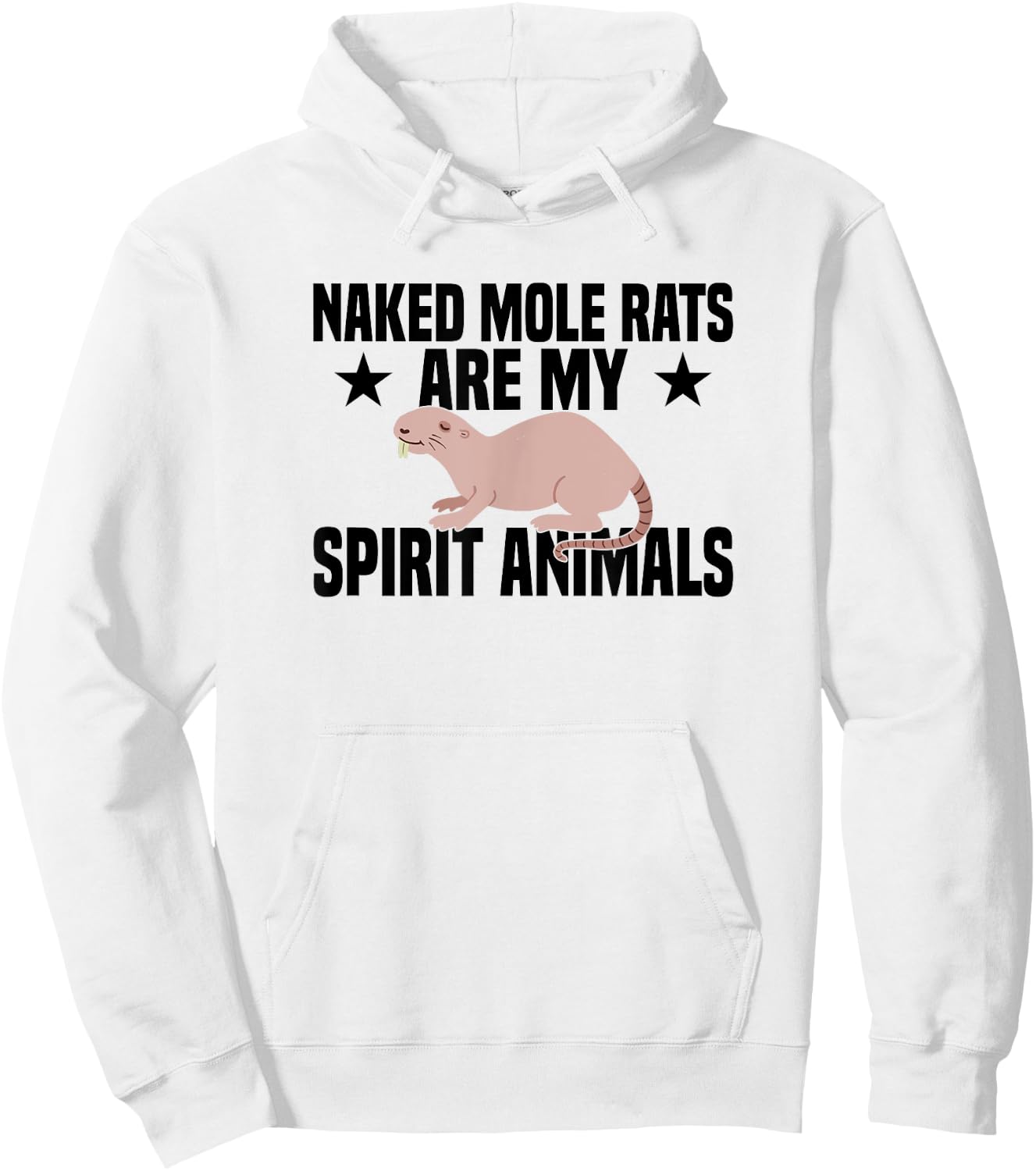 Naked Mole Rat Lover Hoodie - Hoodie | White
