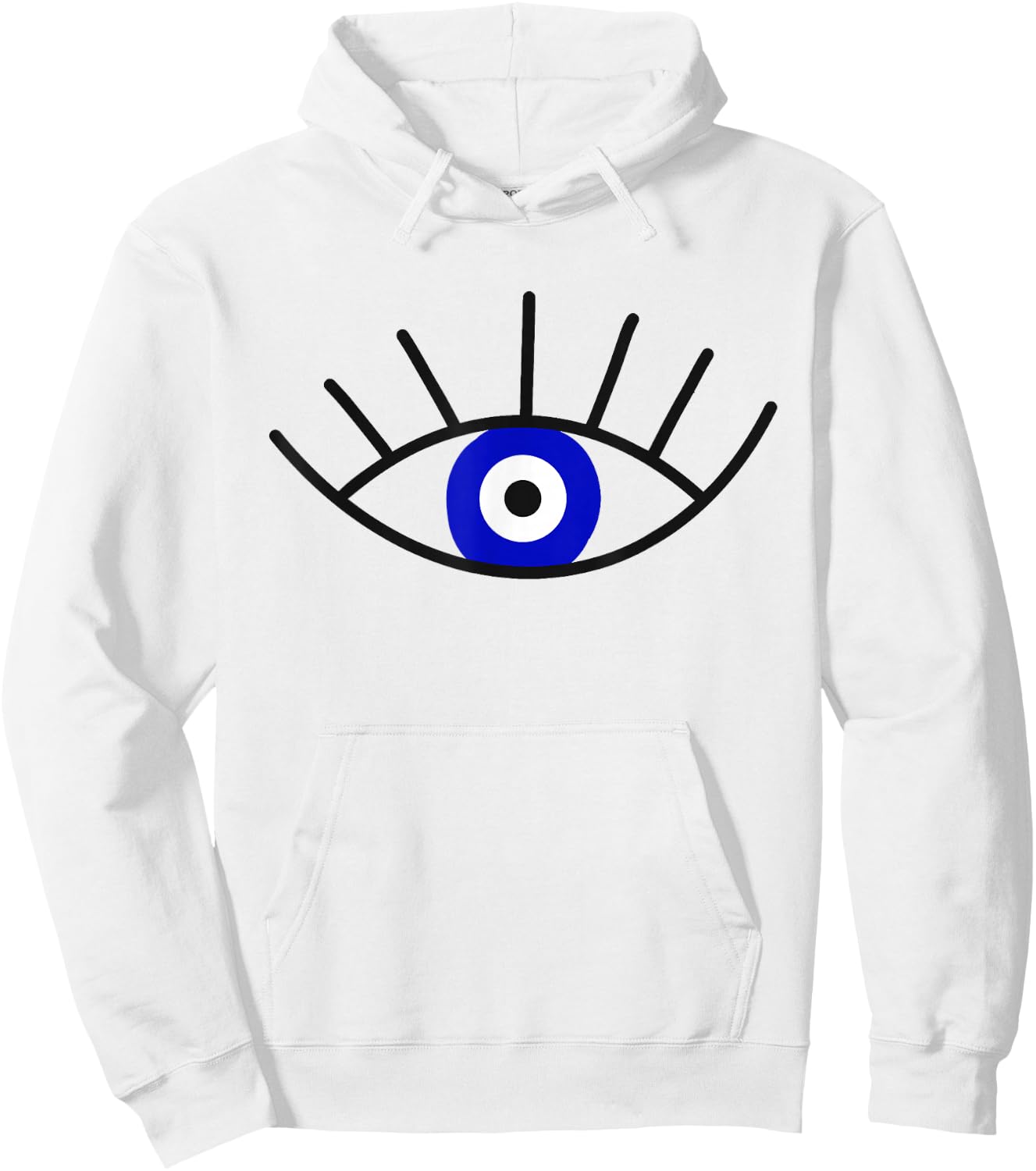 Evil Eye Curse Protection Seeing Eye Evil Eye Hoodie - Hoodie | White