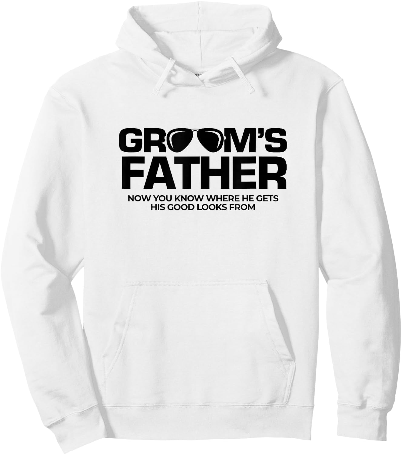 Groom's Father Shirt | Wedding Costume Father of the Groom Hoodie - Hoodie | White