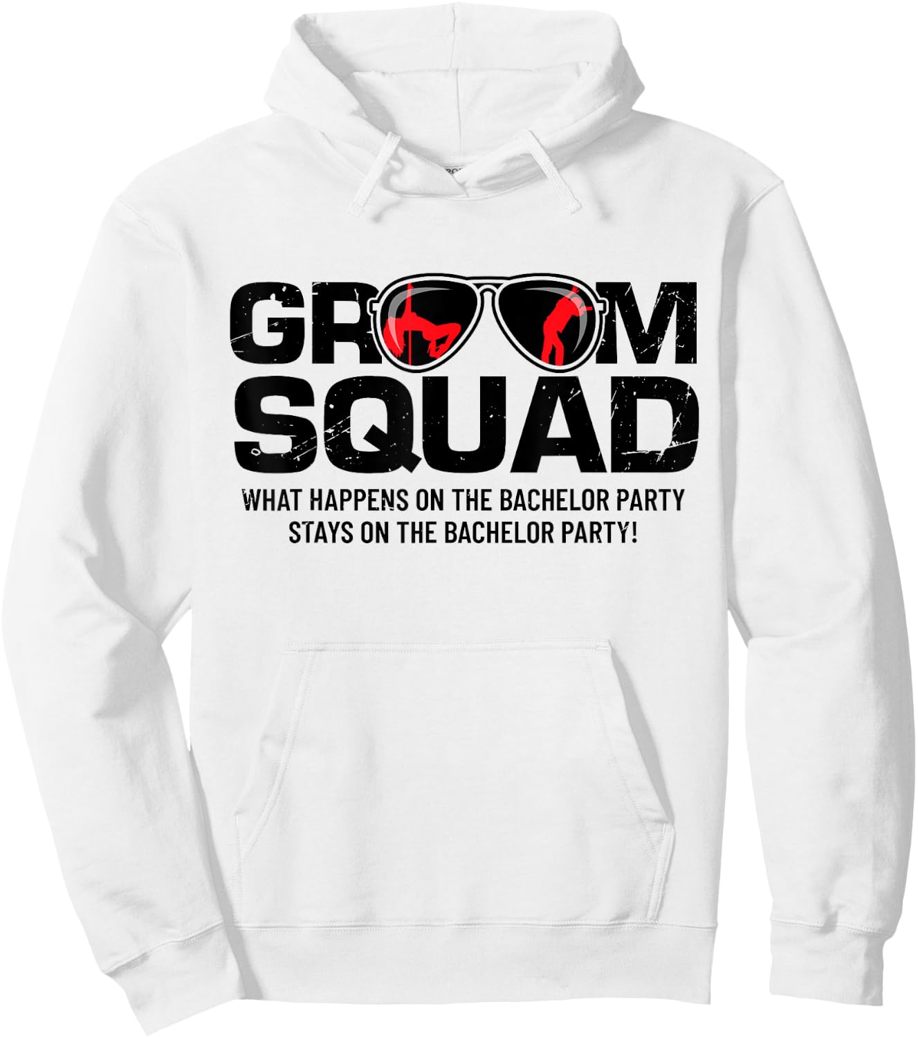 Groom Squad T Shirt | Bucks Groom Groomsmen | Bachelor Party Hoodie - Hoodie | White