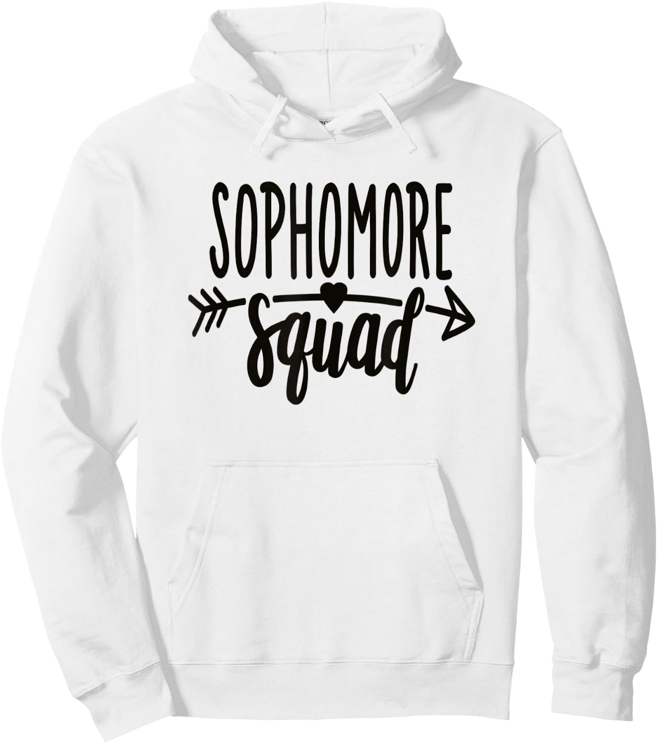 Sophomore Squad Highschool Girls School Shirt 10th Grade Hoodie - Hoodie | White