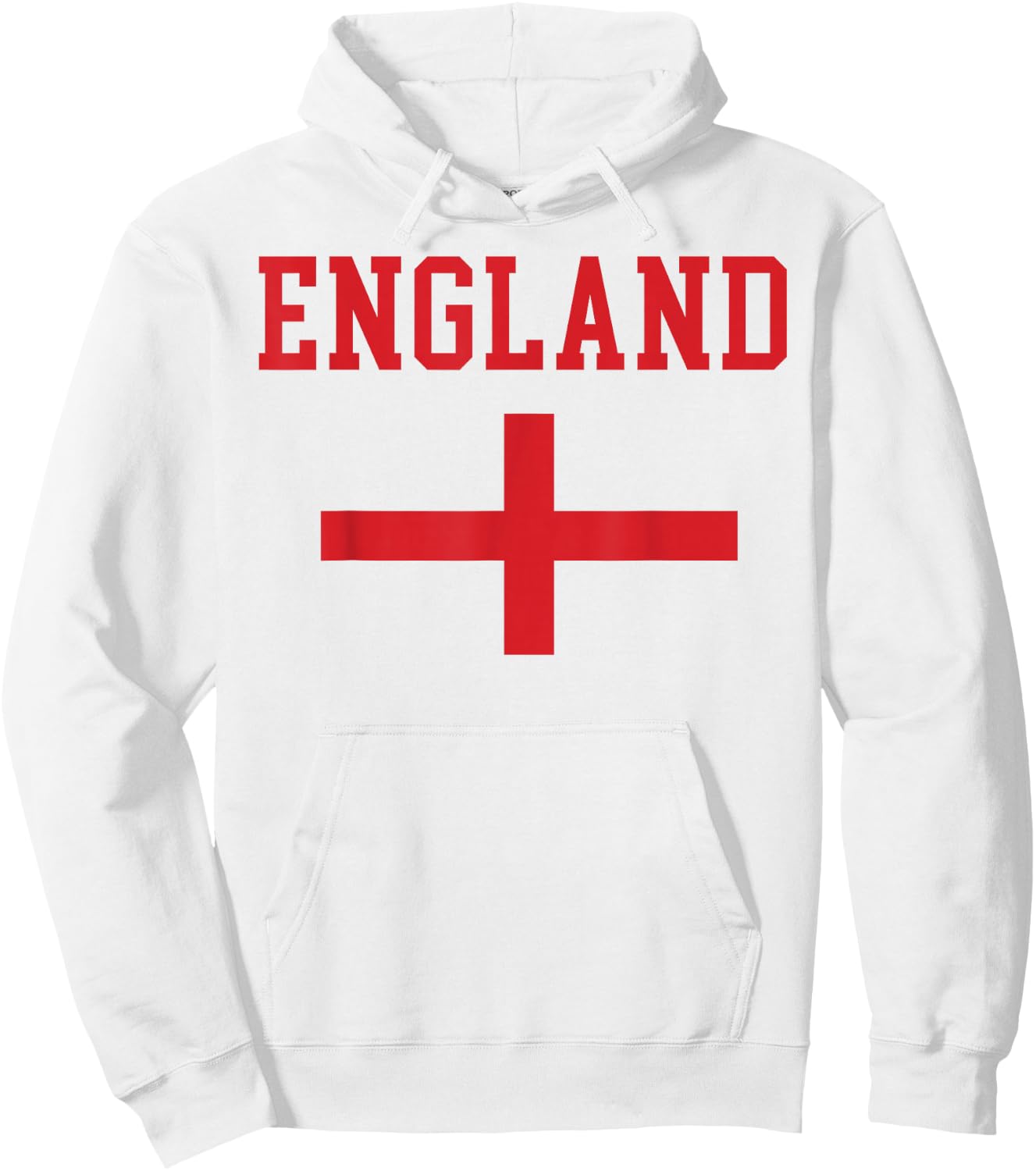 England Flag Hoodie - Hoodie | White