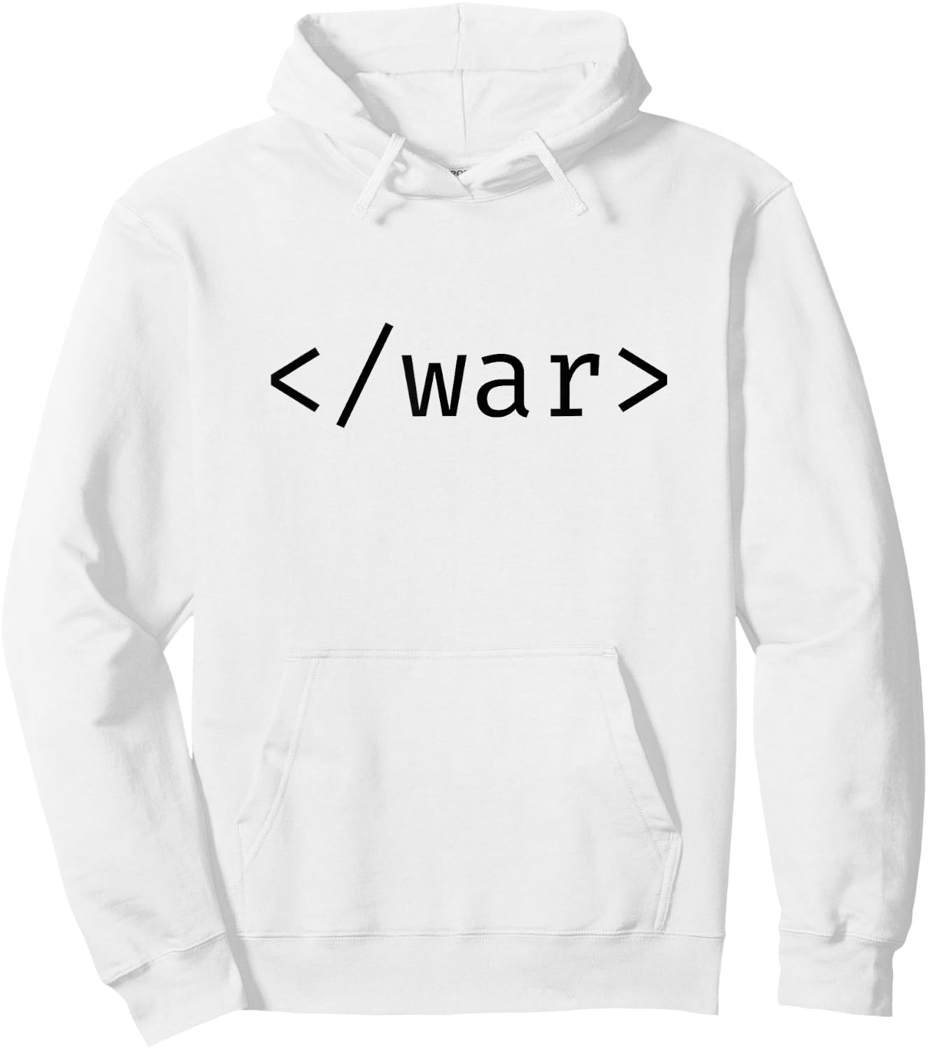 HTML "Stop War" Hoodie - Hoodie | White