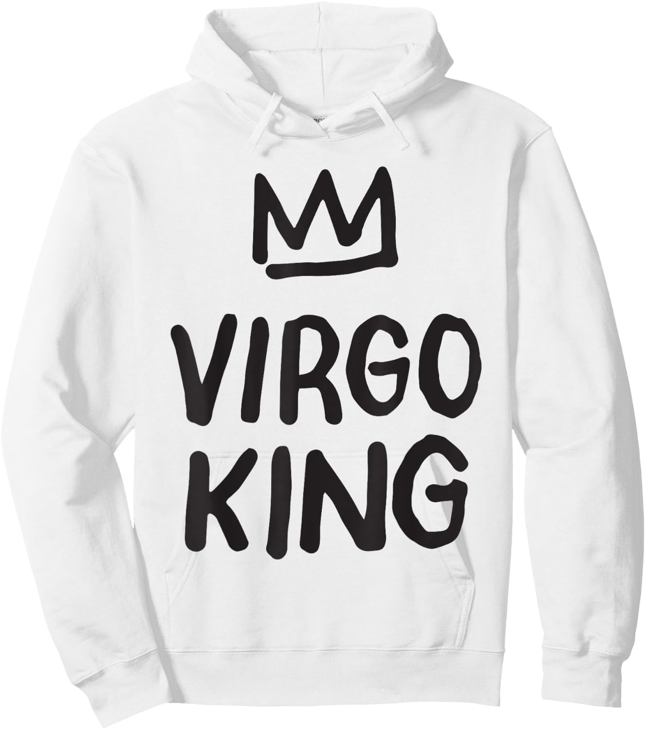 Virgo Birthday Gifts - King Virgo Zodiac Hoodie - Hoodie | White