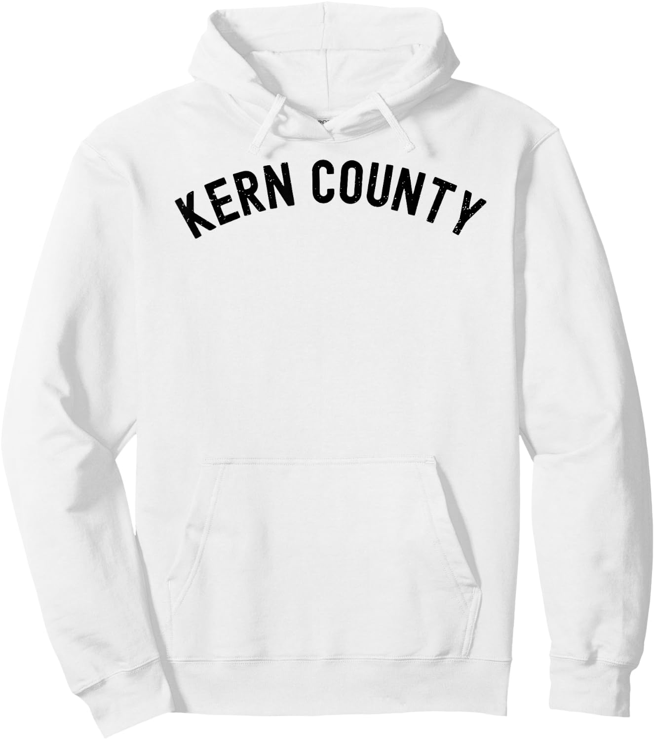 Kern County California Flag Vintage Forest River Camp Retro Hoodie - Hoodie | White