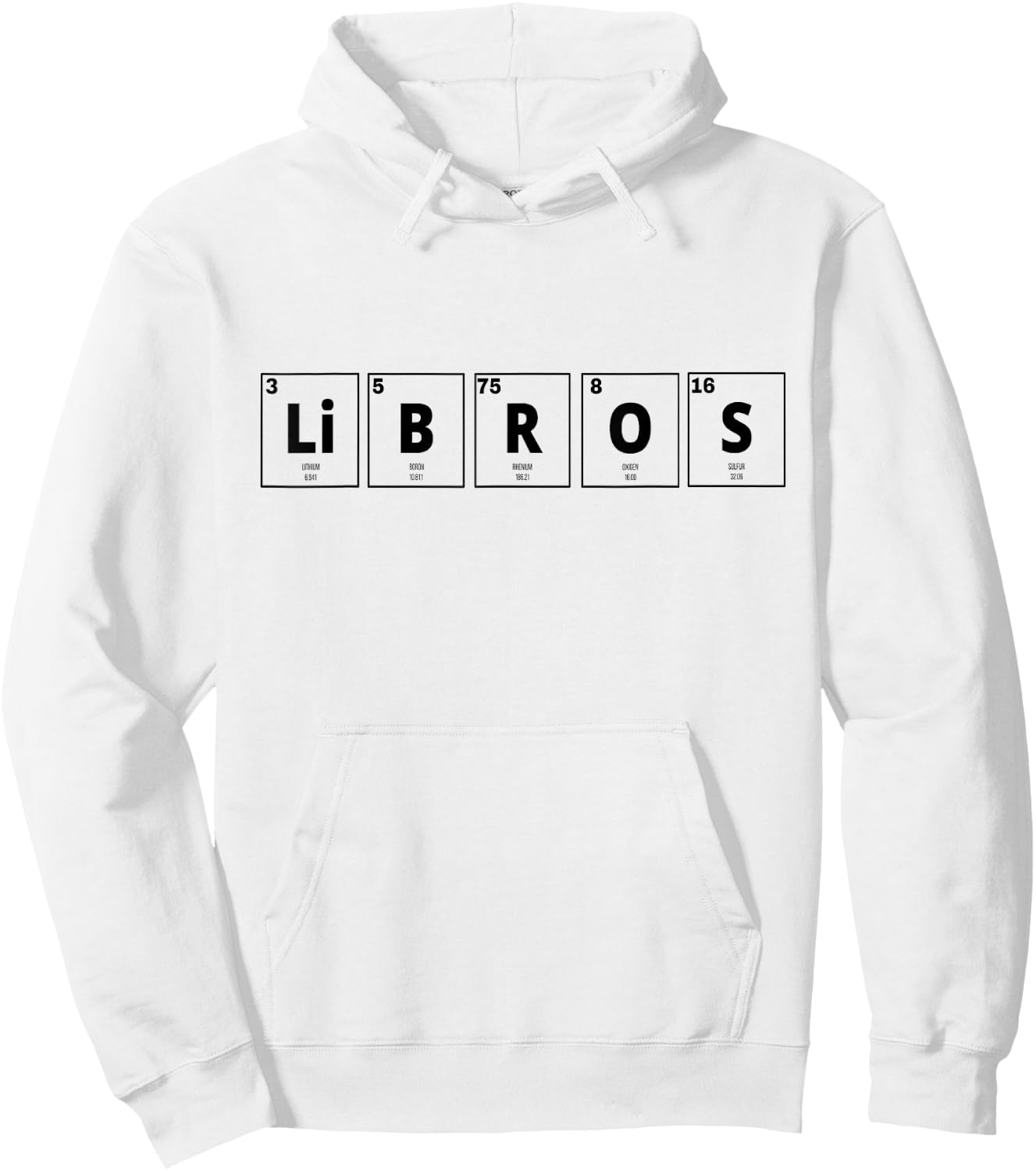 Libros Word for Book Lover Librarian Spanish Teacher Hoodie - Hoodie | White