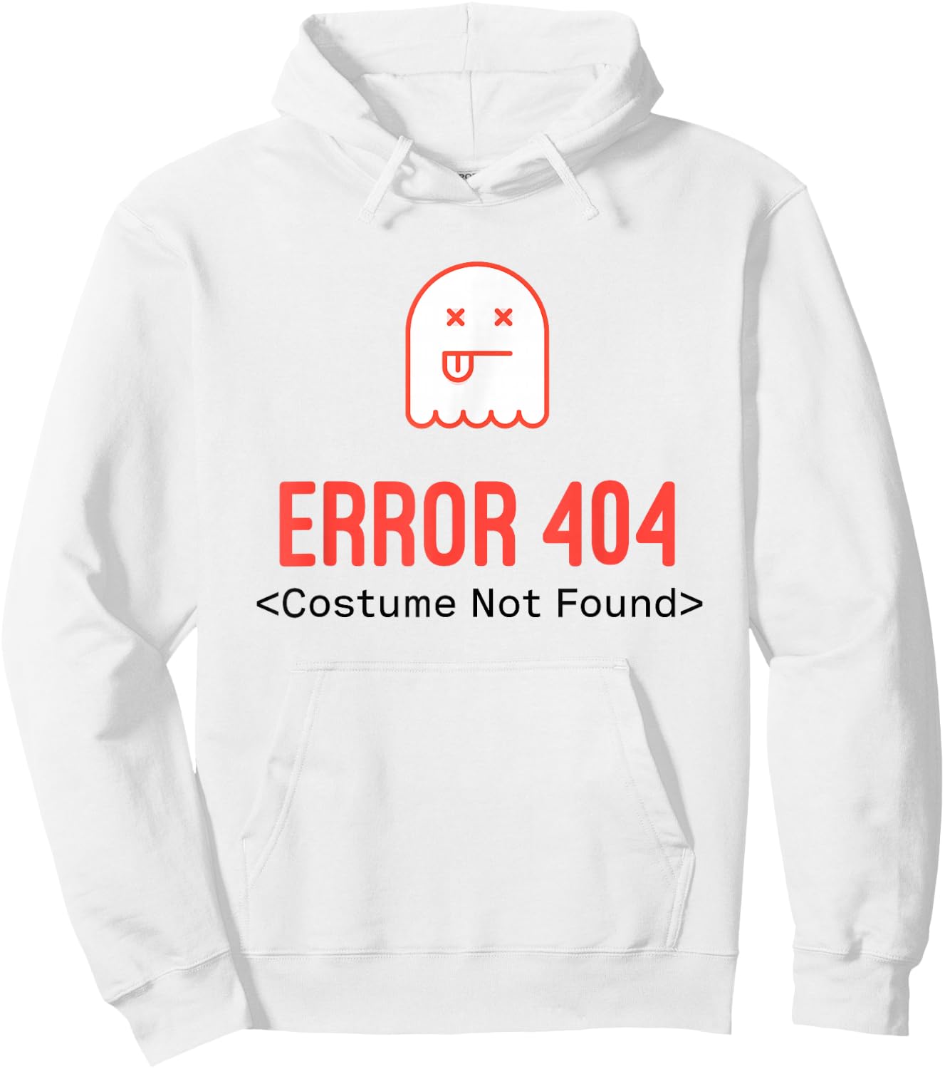 Error 404 Costume Not Found Hoodie - Hoodie | White