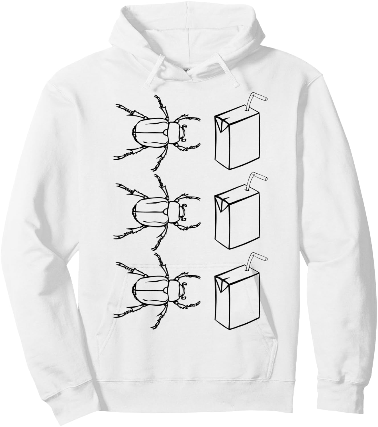 Beetle and Juice x 3. Halloween Costume. Men, Women or Kids Hoodie - Hoodie | White