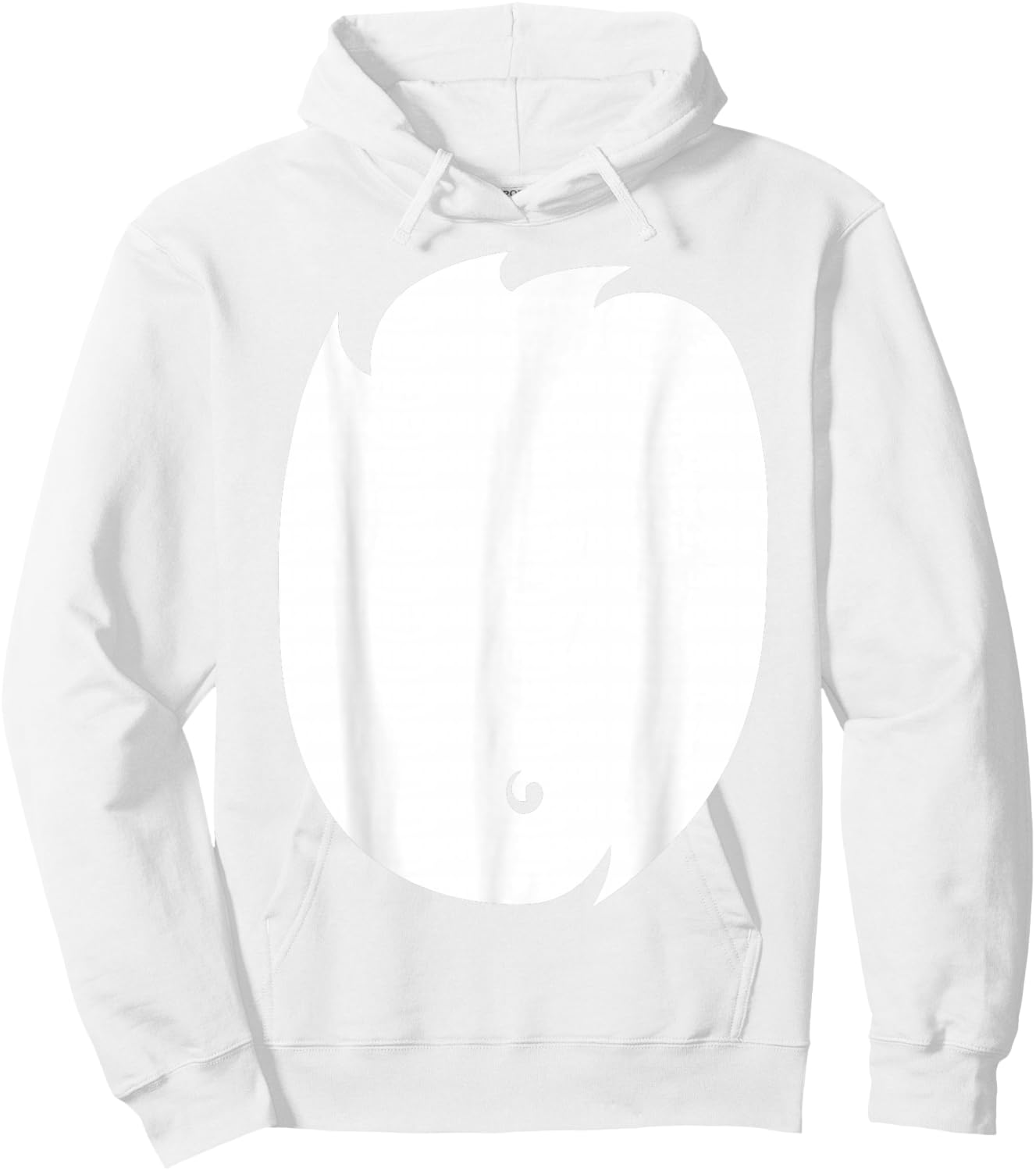 DIY Fancy Dress Fox Belly Costume Boys Girls Fox Hoodie - Hoodie | White