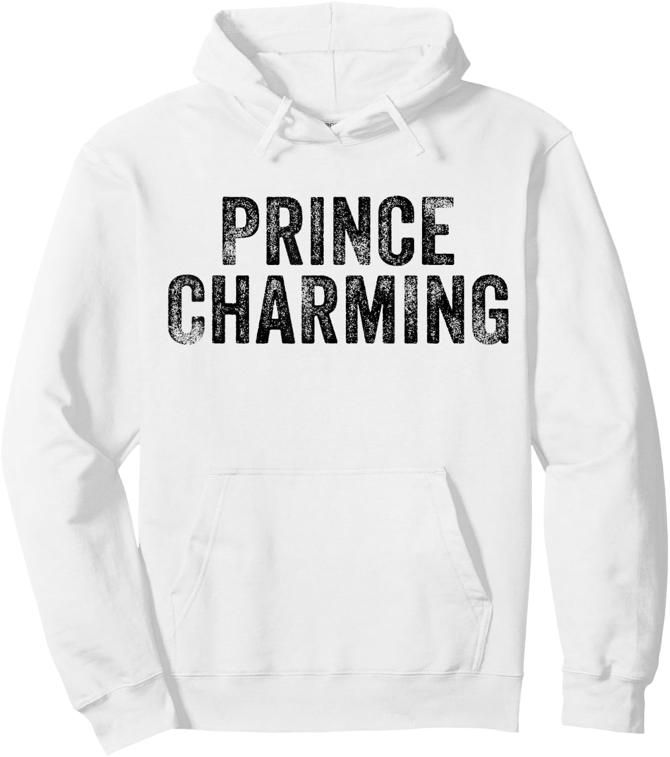 Prince Charming Fairy Tale Hero Funny Vintage Distressed Hoodie - Hoodie | White