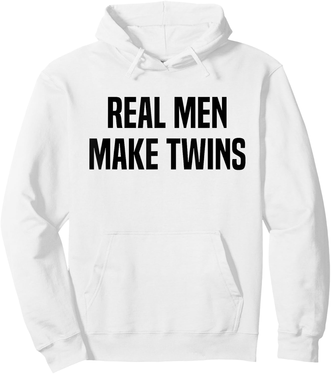 Real Men Make Twins Hoodie - Hoodie | White