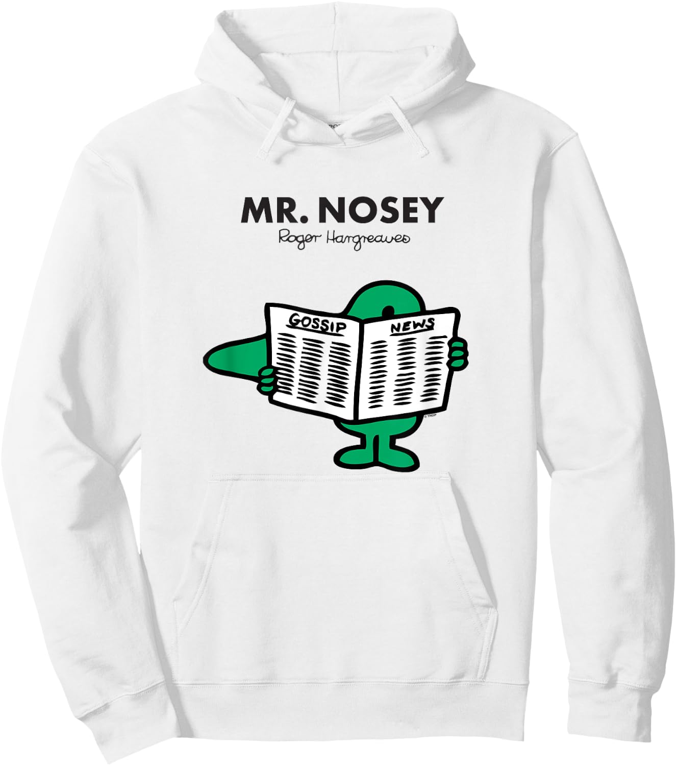 Mr. Men Mr. Nosey Hoodie - Hoodie | White