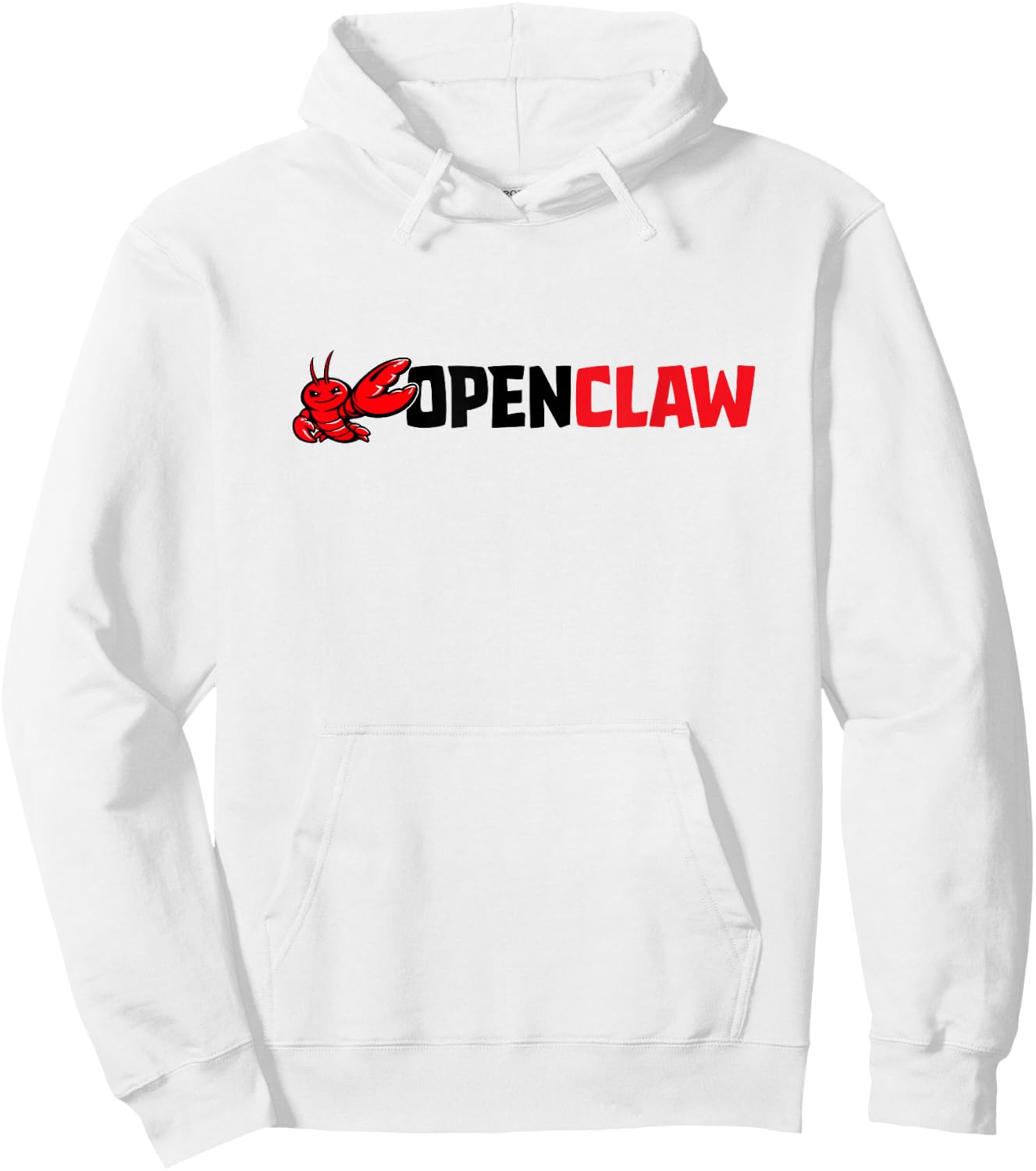 OpenClaw Logo Hoodie - Hoodie | White