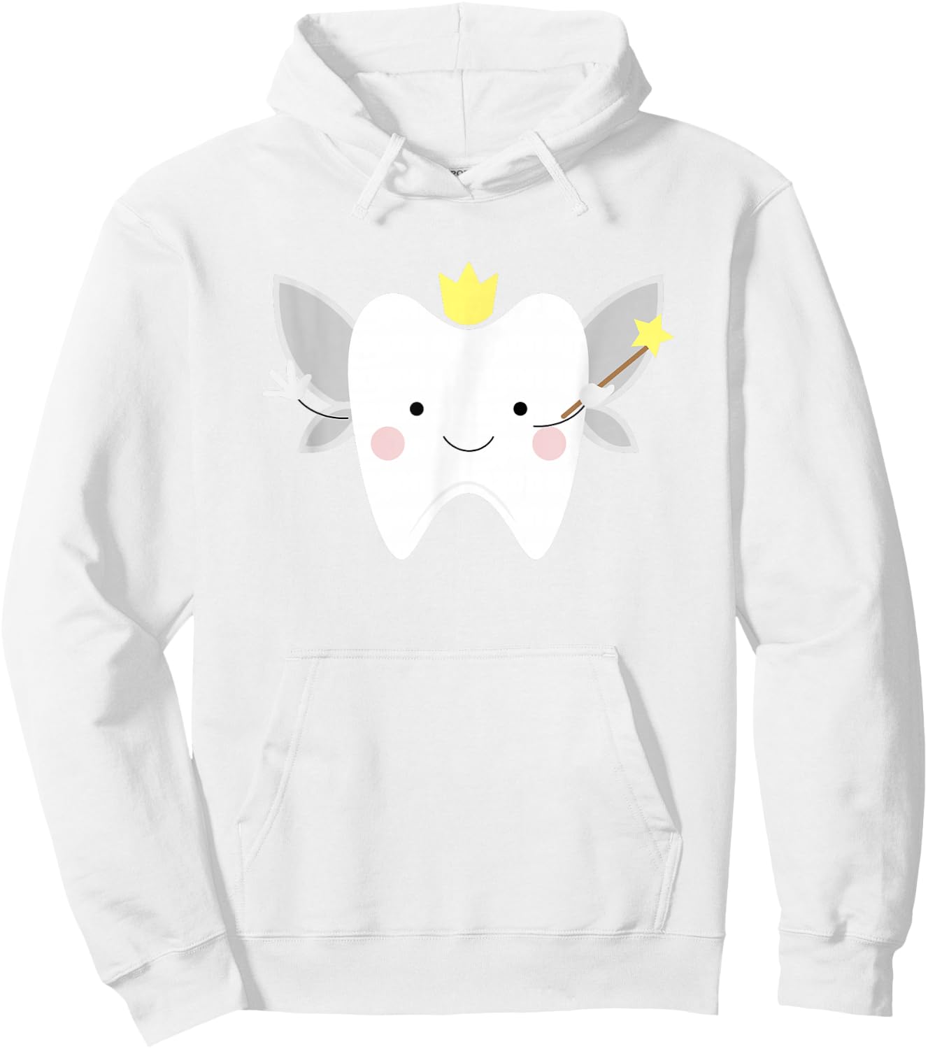 Cute Tooth Fairy Shirt - Dental for Kids and Toddlers Hoodie - Hoodie | White