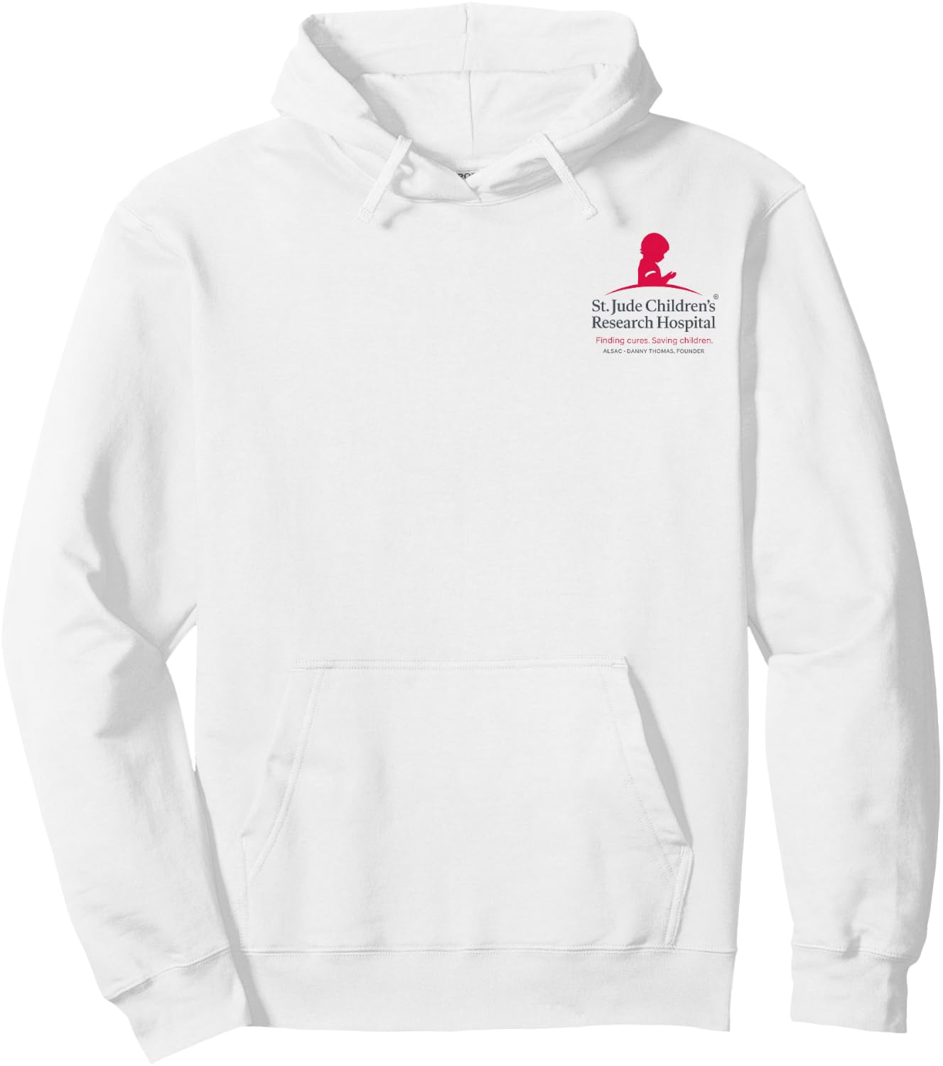 St. Jude I Love St. Jude Global Patient Art Hoodie - Hoodie | White