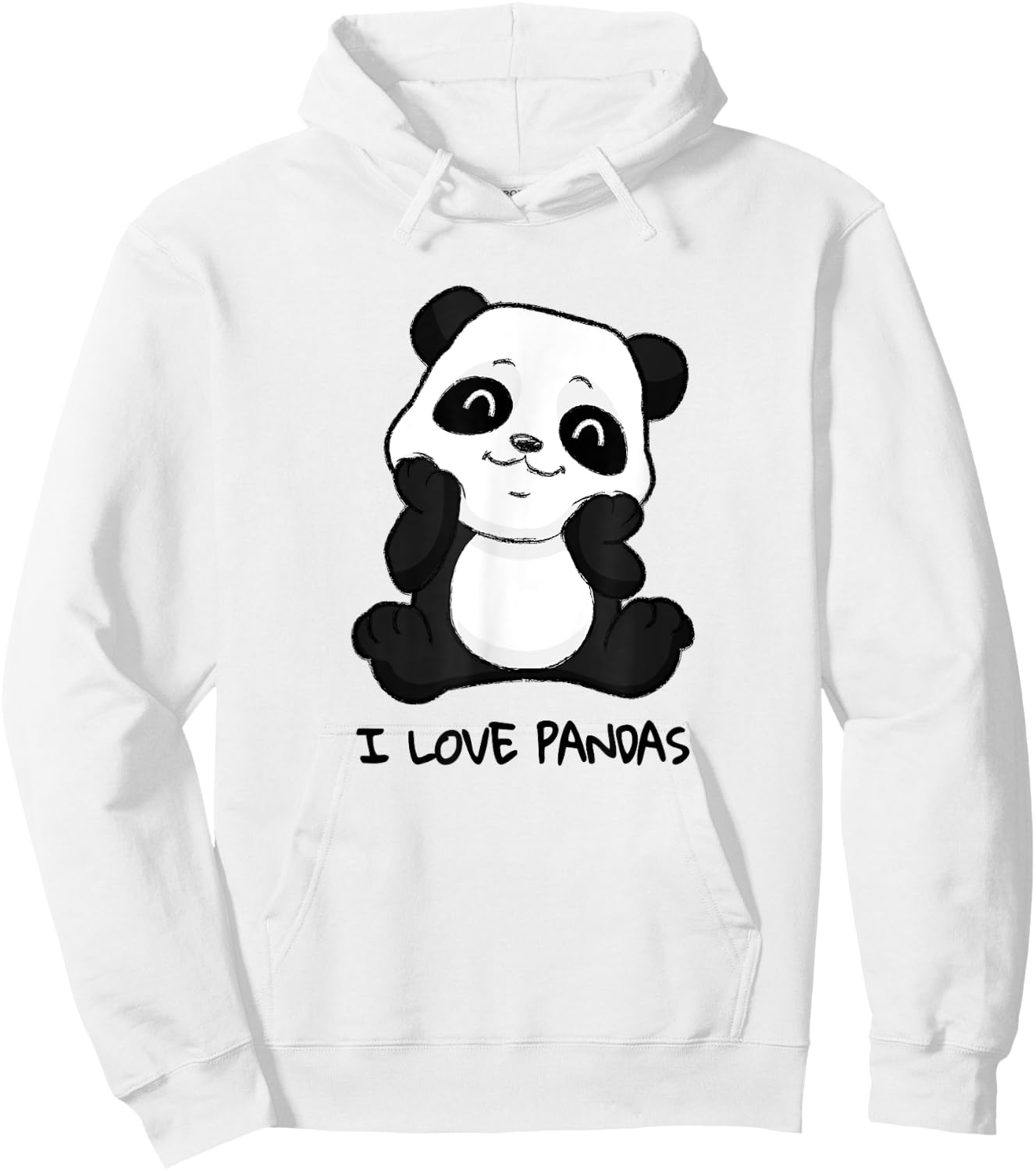 I love Pandas Shirt Sweet Panda bear Baby Panda Girl Hoodie - Hoodie | White