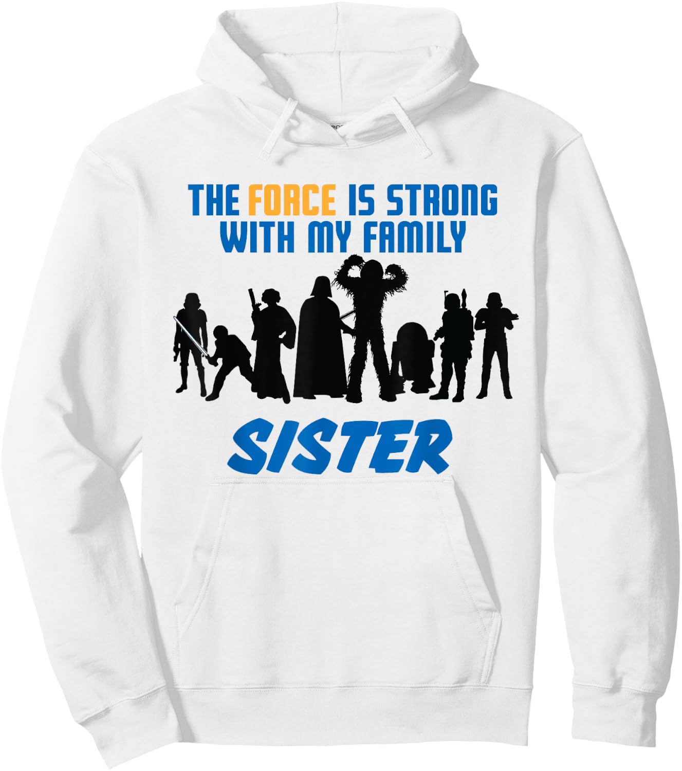 Star Wars The Force Matching Family SISTER Hoodie - Hoodie | White
