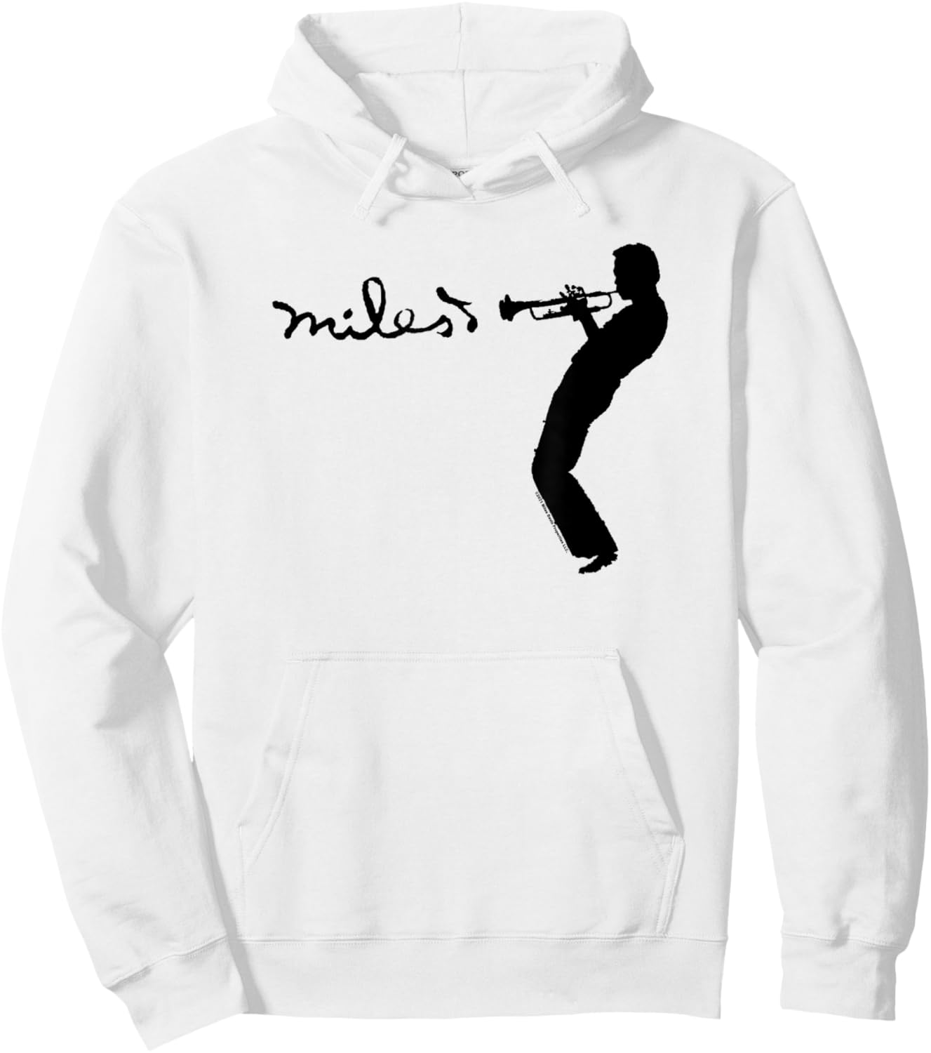 Miles Davis Groovin' Black Type Hoodie - Hoodie | White