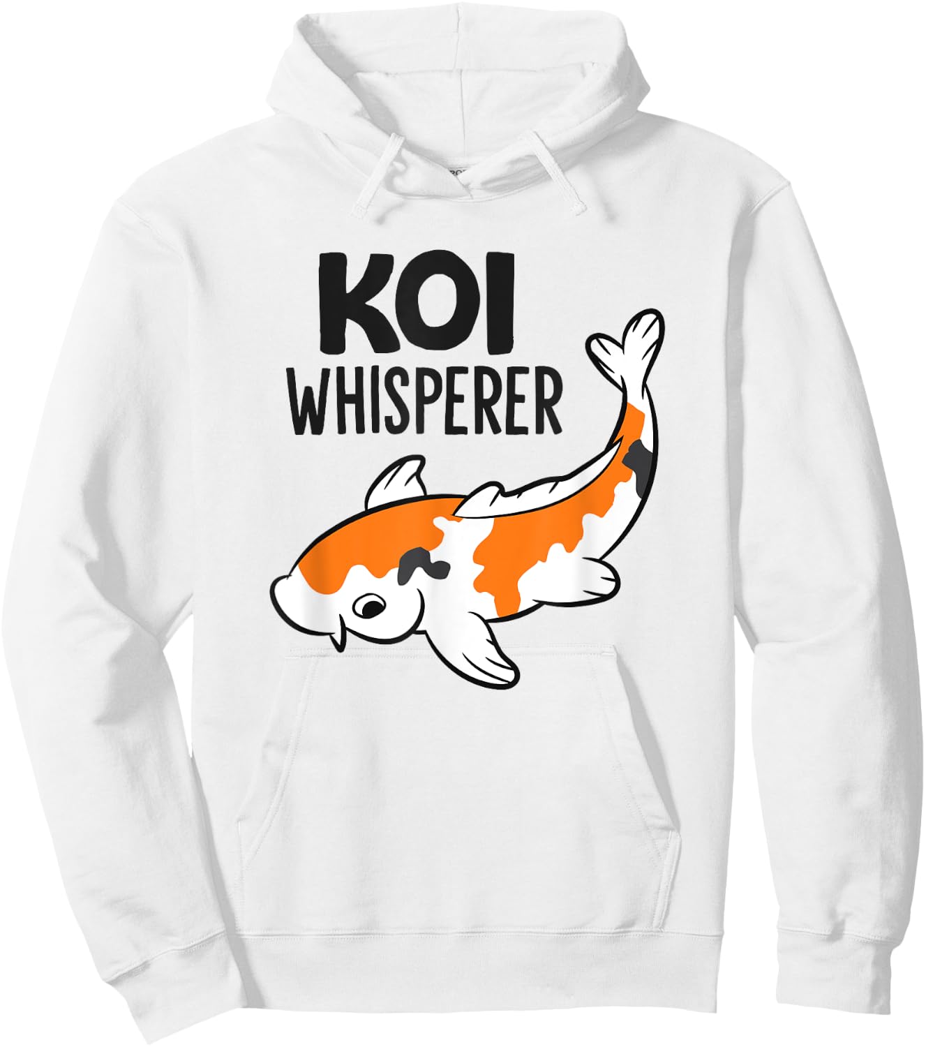 Koi Whisperer Japaense Koi Fish Owner Hoodie - Hoodie | White