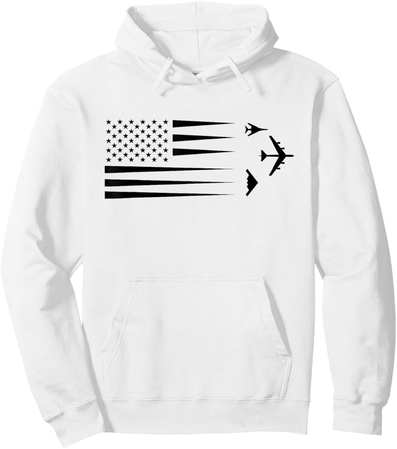 B-2 Spirit B-1 Lancer B-52 Bomber Airplane Hoodie - Hoodie | White