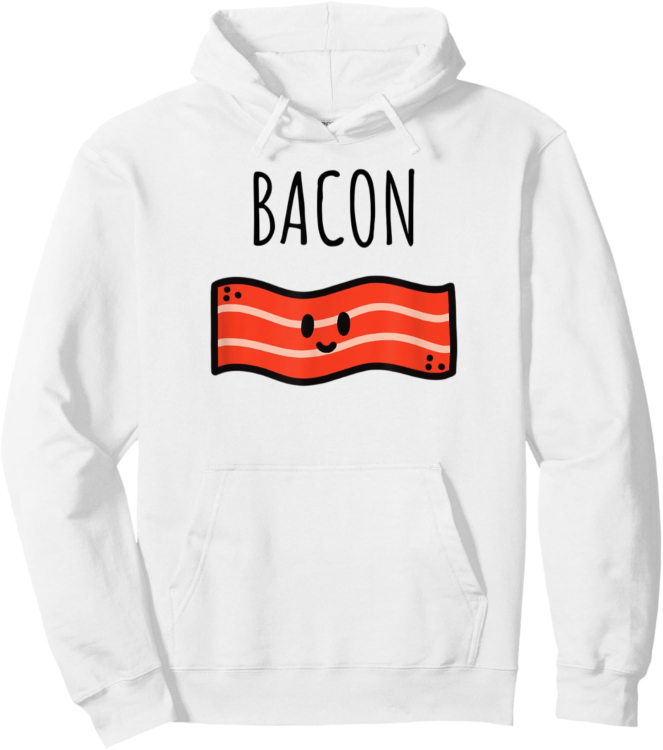 Bacon and Eggs Matching couple costume BFF Halloween funny Hoodie - Hoodie | White