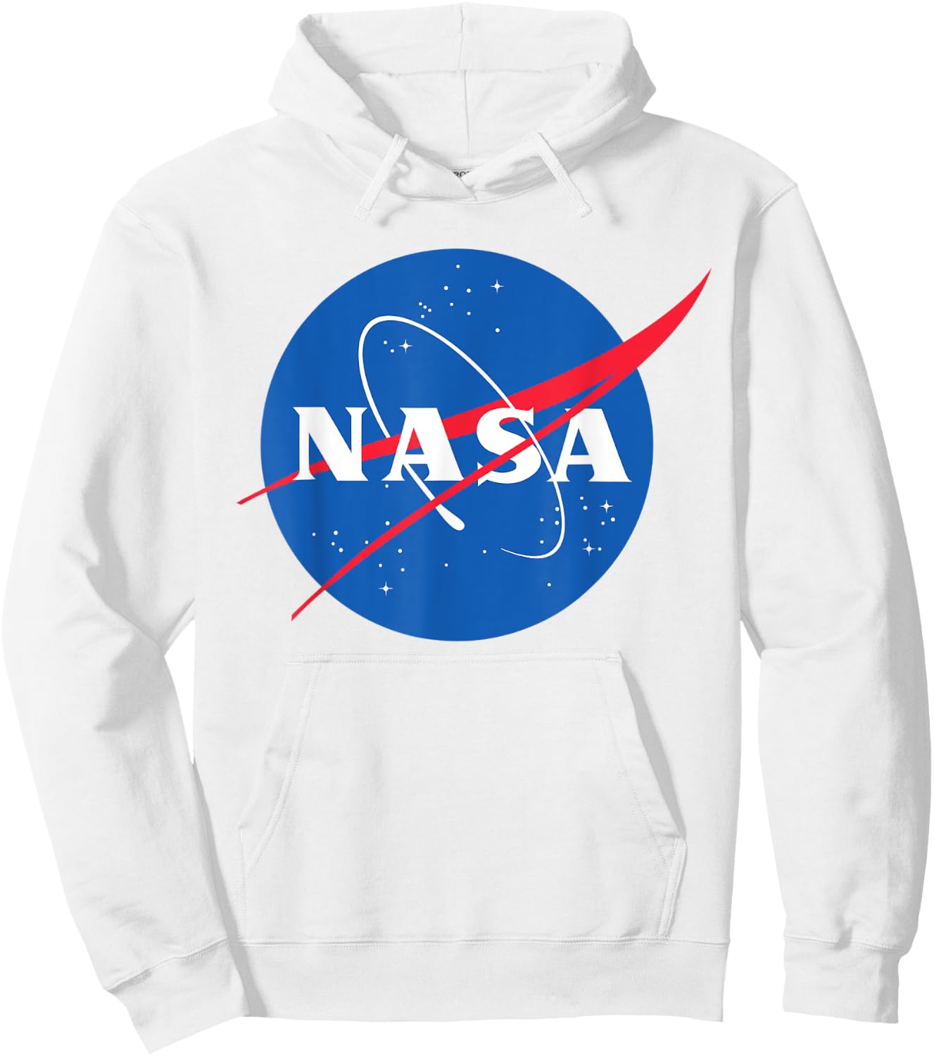 NASA Official Meatball NASA Logo Hoodie - Hoodie | White