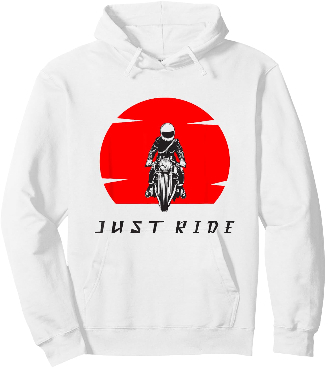 Motorcycle Hoodie - Hoodie | White