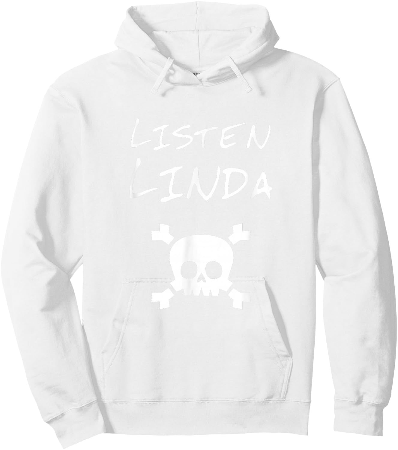 Listen Linda Boy Video Viral Green Pirate Bone Skull Hoodie - Hoodie | White