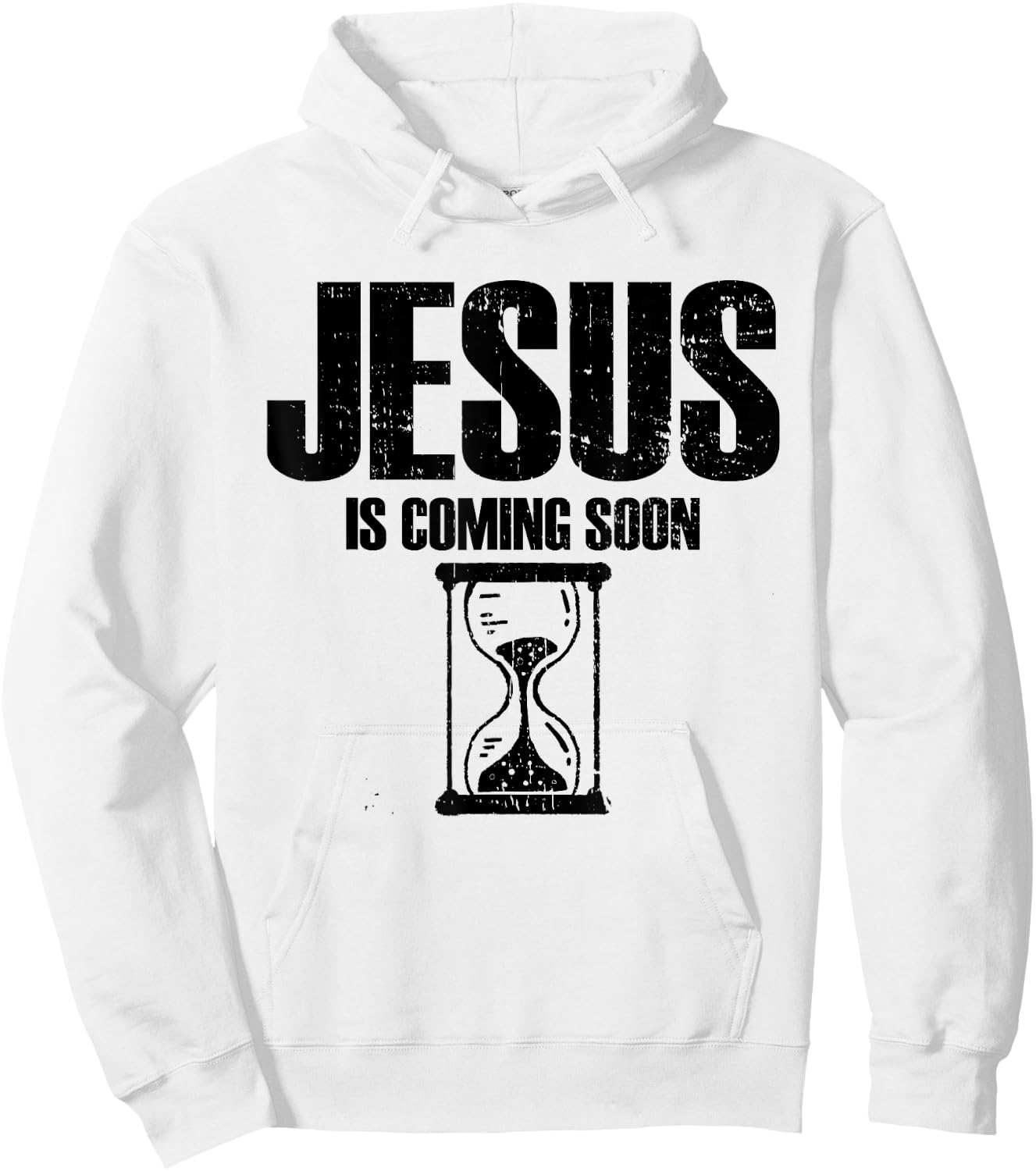 Jesus Is Coming Soon | Countdown Christian Jesus Hoodie - Hoodie | White