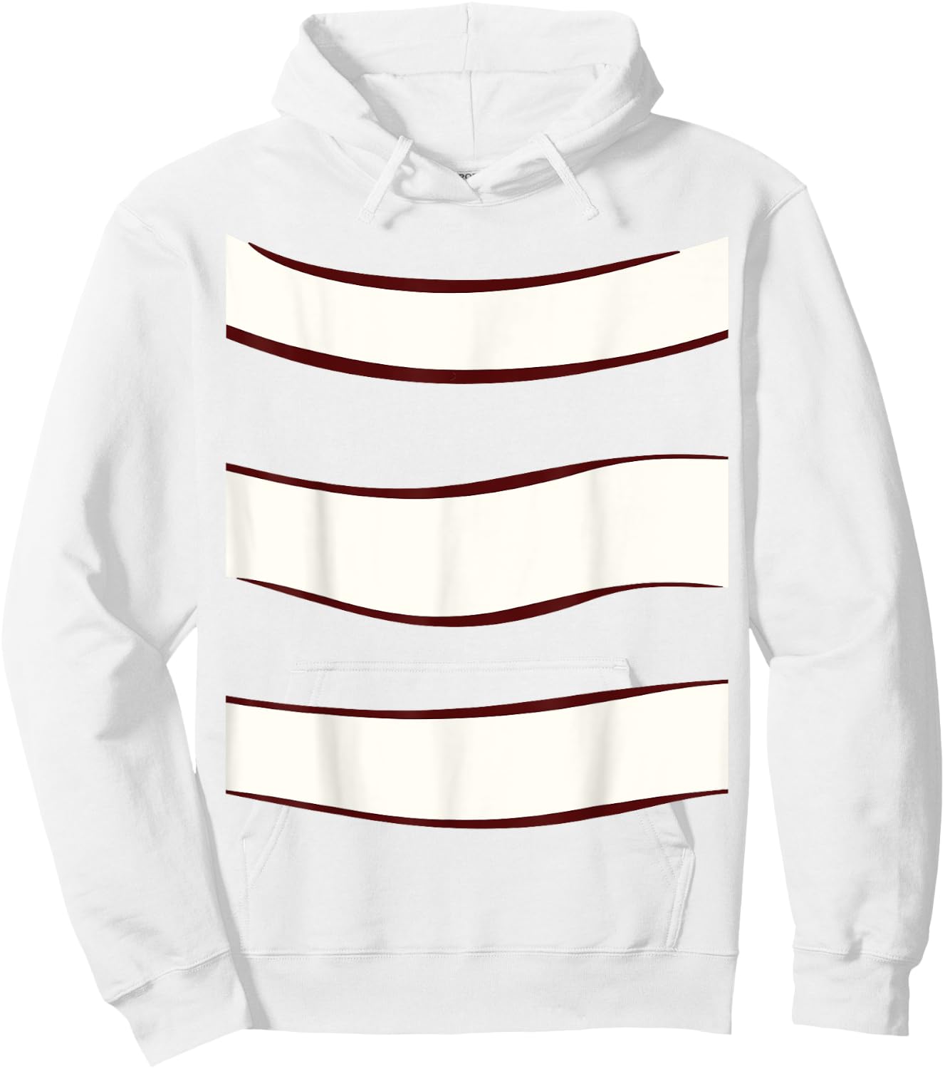 DIY Fancy Dress Kids Clown Fish Belly Costume Boy Girl Hoodie - Hoodie | White