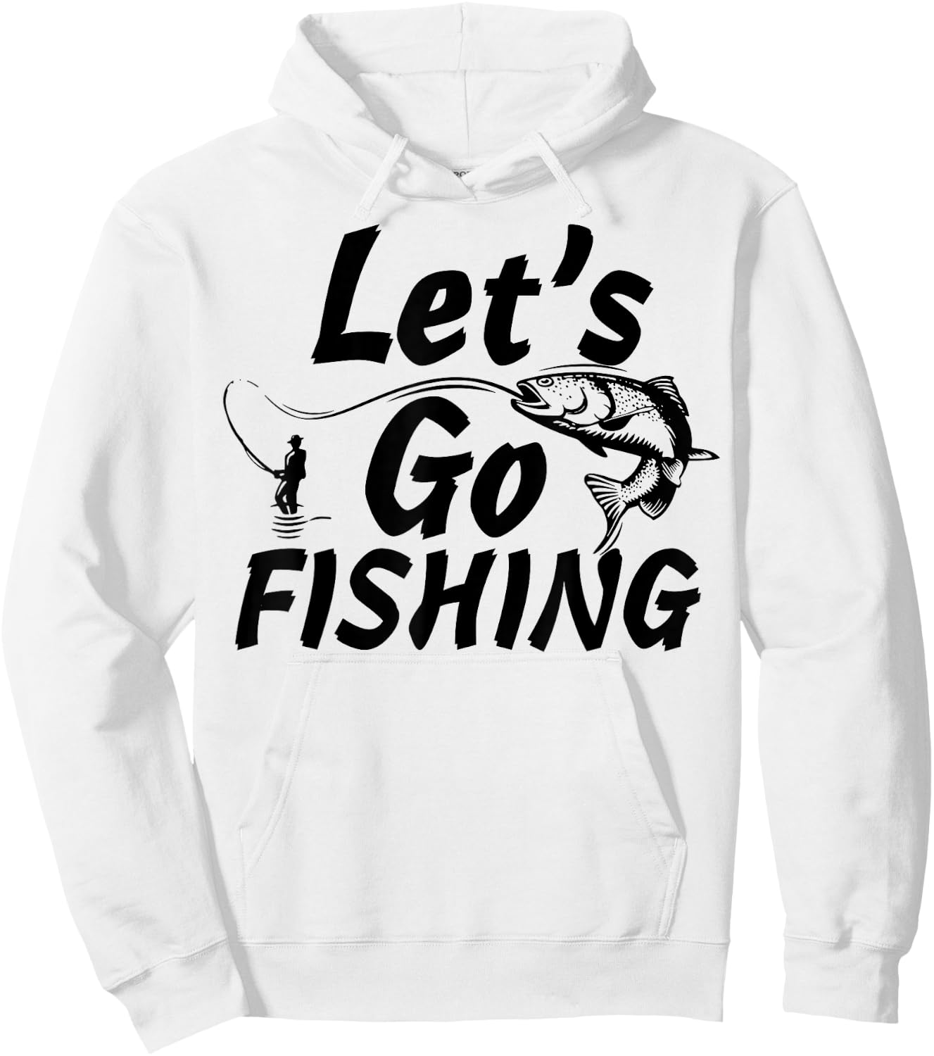 Let’s Go Fishing Shirt Fishing Lovers Or Fisherman Gift Hoodie - Hoodie | White
