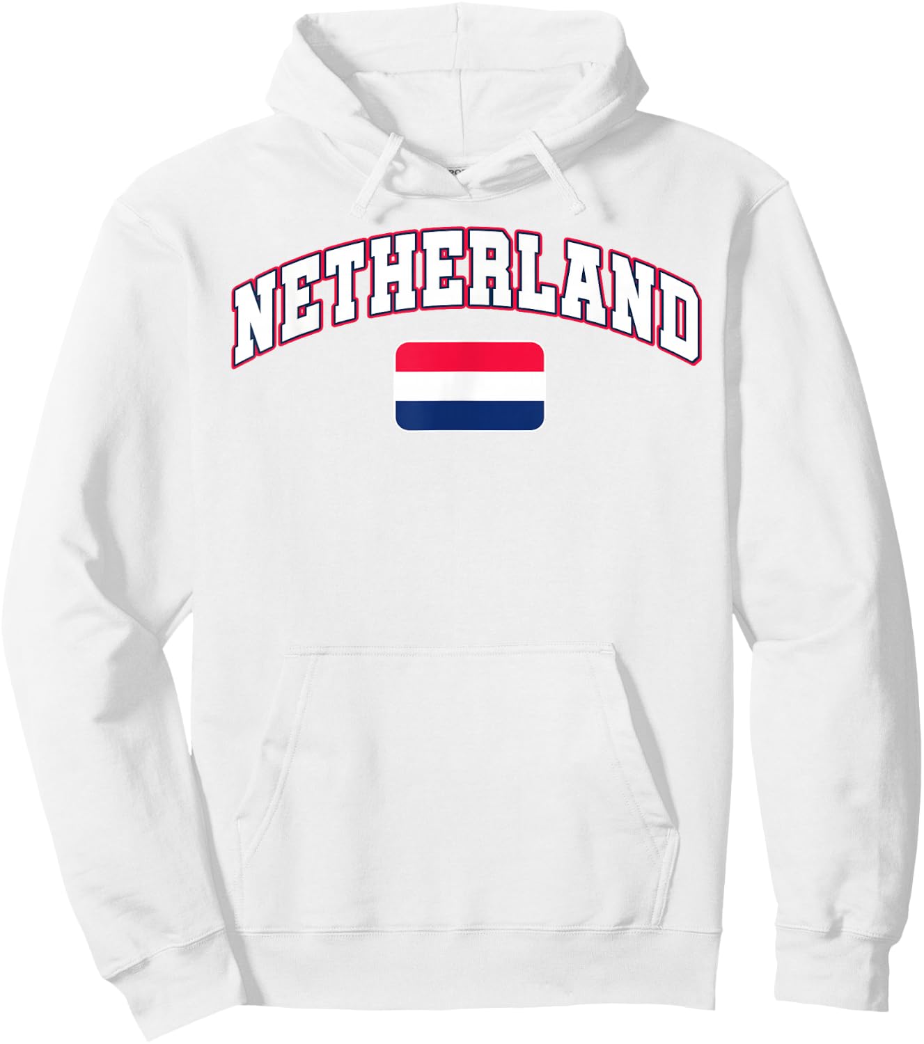 Netherland Flag Nederland Pride Design Hoodie - Hoodie | White