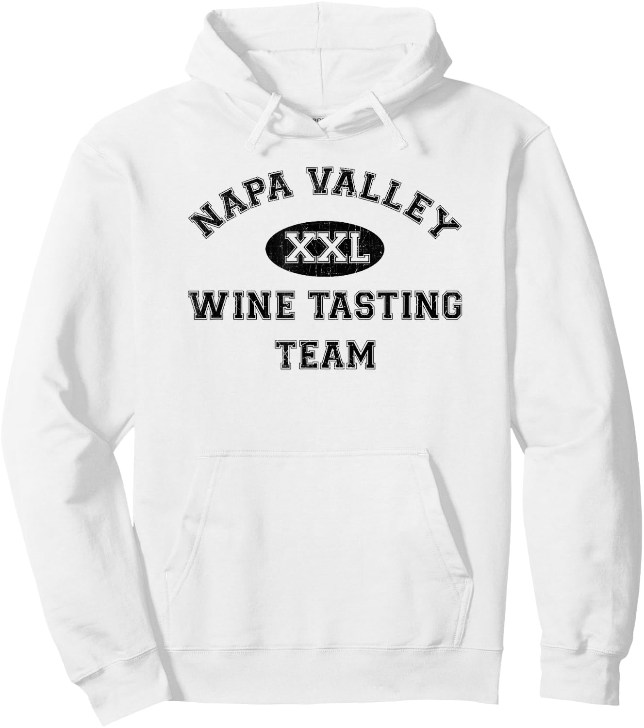 Napa Valley Wine Drinking Team - Tasting T Shirt Hoodie - Hoodie | White