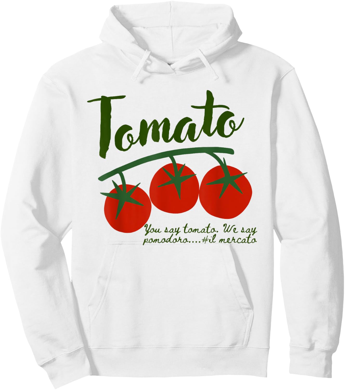 Tomato Girl Summer il Pomodoro Italian summer Hoodie - Hoodie | White