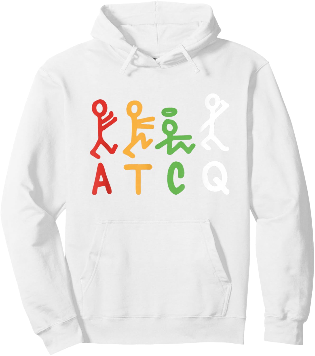 A Tribe Called Quest Official Logo Green Hoodie - Hoodie | White