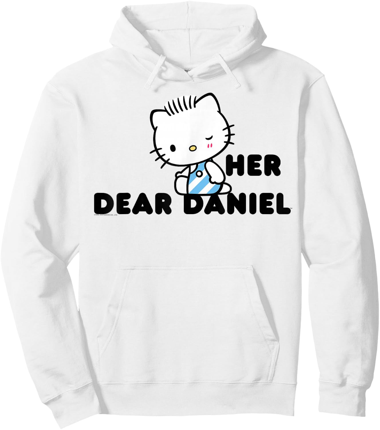 Hello Kitty and Dear Daniel Couples Shirt Hoodie - Hoodie | White