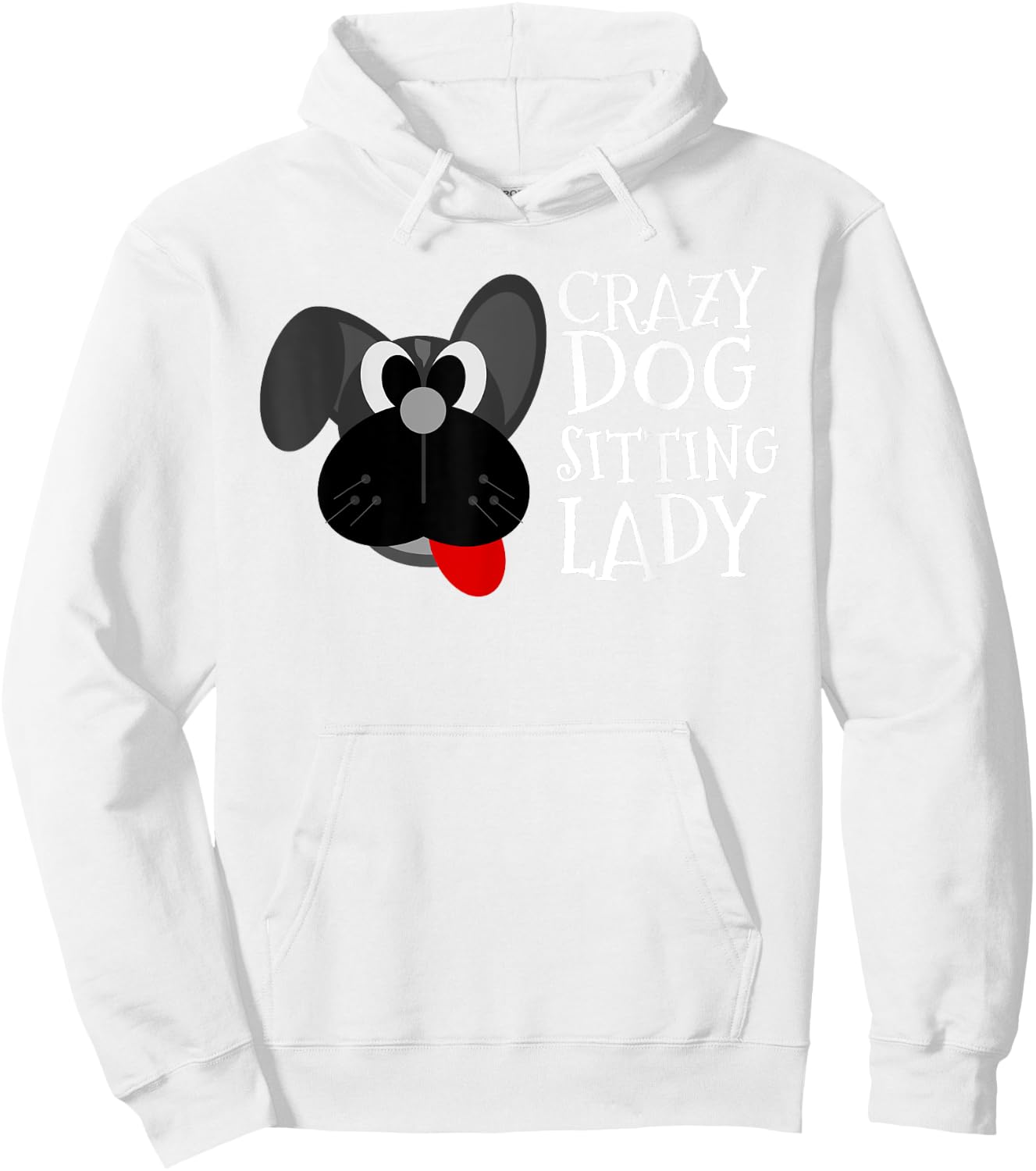 Dog Sitter Crazy Dog Sitting Lady Walker Babysitter Gift Hoodie - Hoodie | White