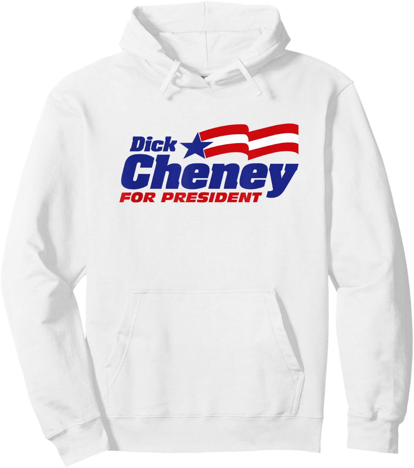 Dick Cheney For President 2024 Cheney '24 Republican Patriot Hoodie - Hoodie | White