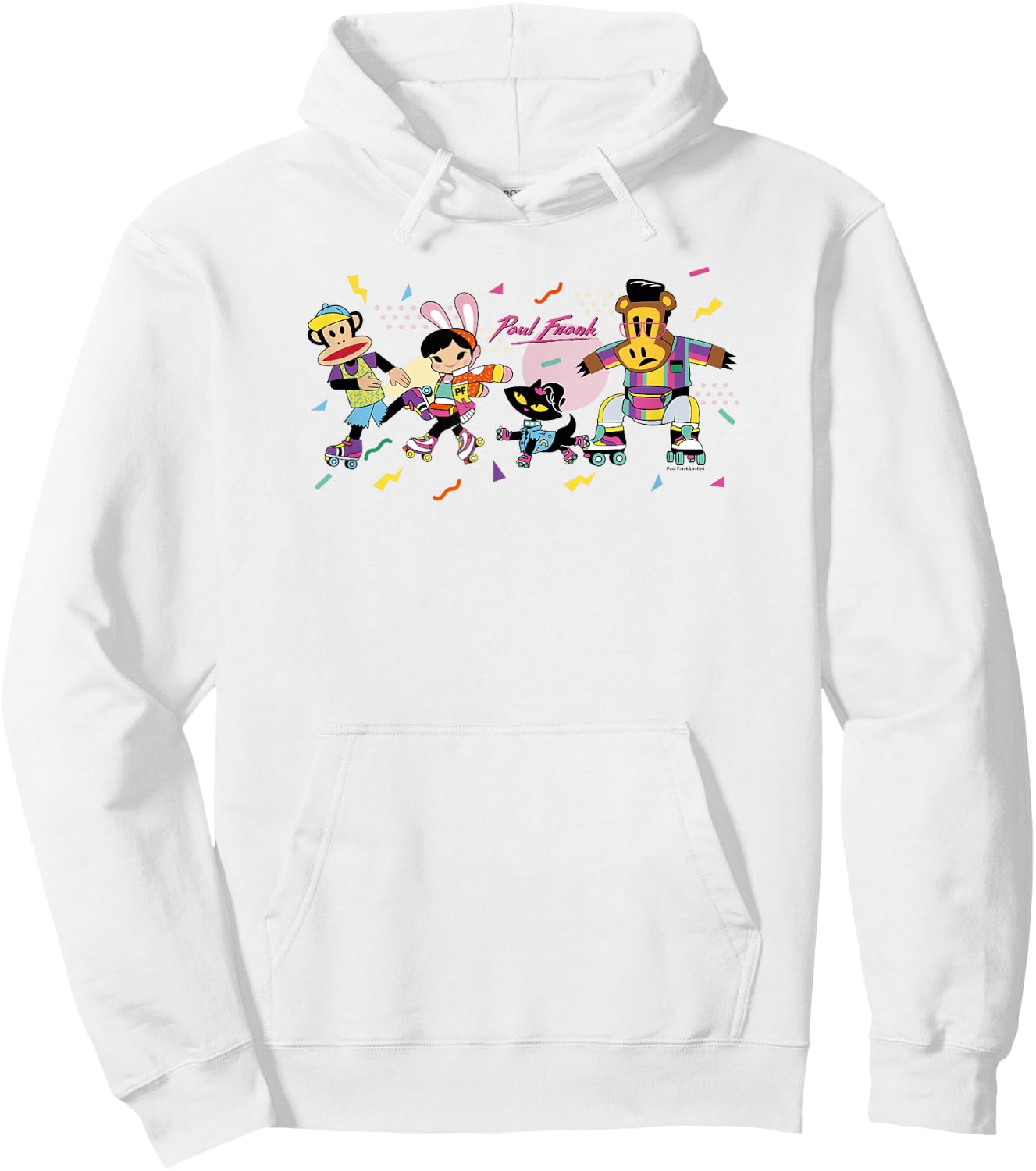 Paul Frank Retro Group Skate Party Hoodie - Hoodie | White