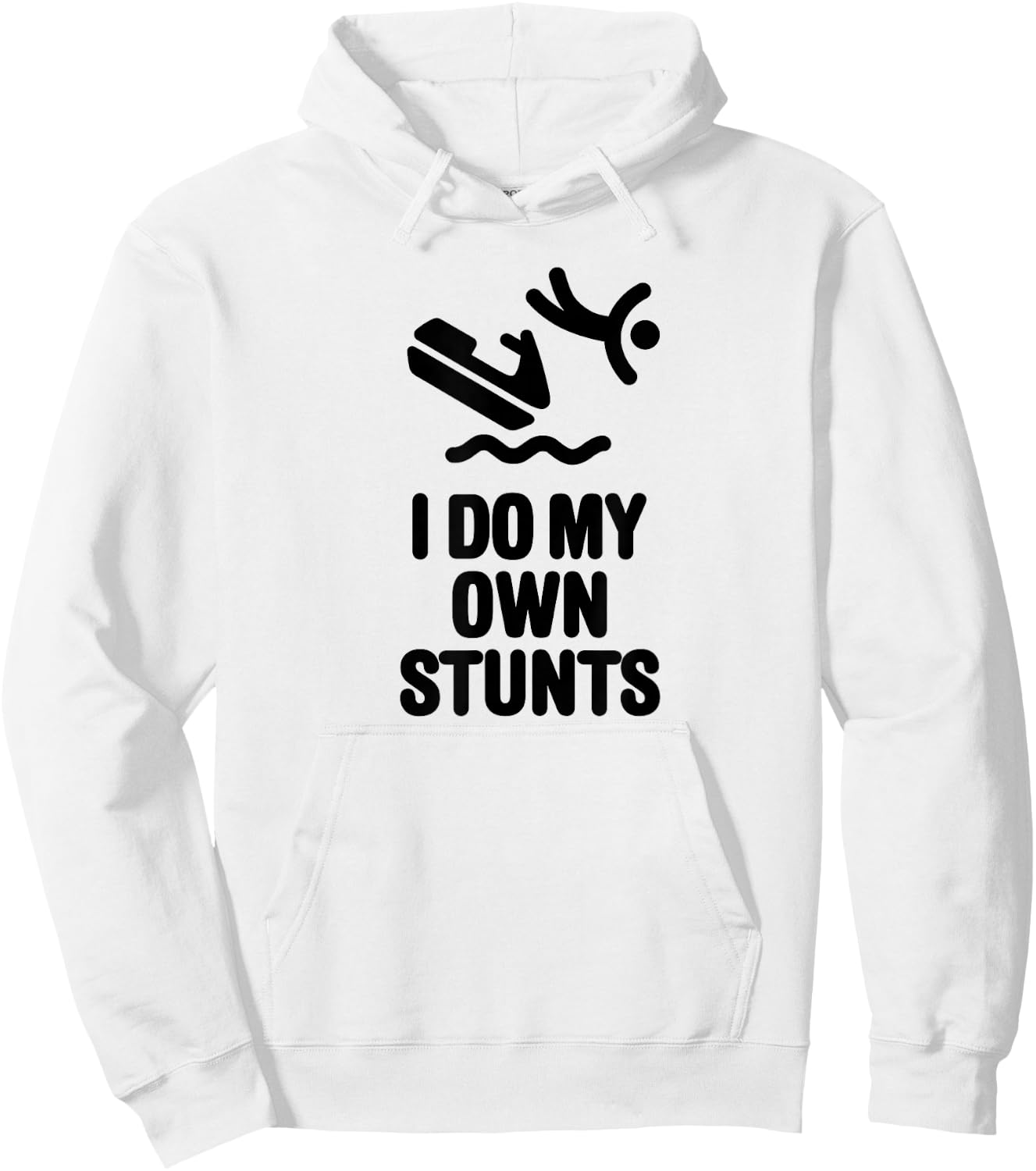 Personal Watercraft PWC I do my own stunts Jet Ski gift Hoodie - Hoodie | White