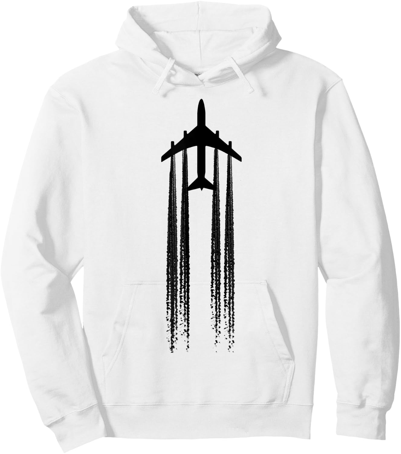Chemtrails Conspiracy Theory Airplane Aviation Hoodie - Hoodie | White