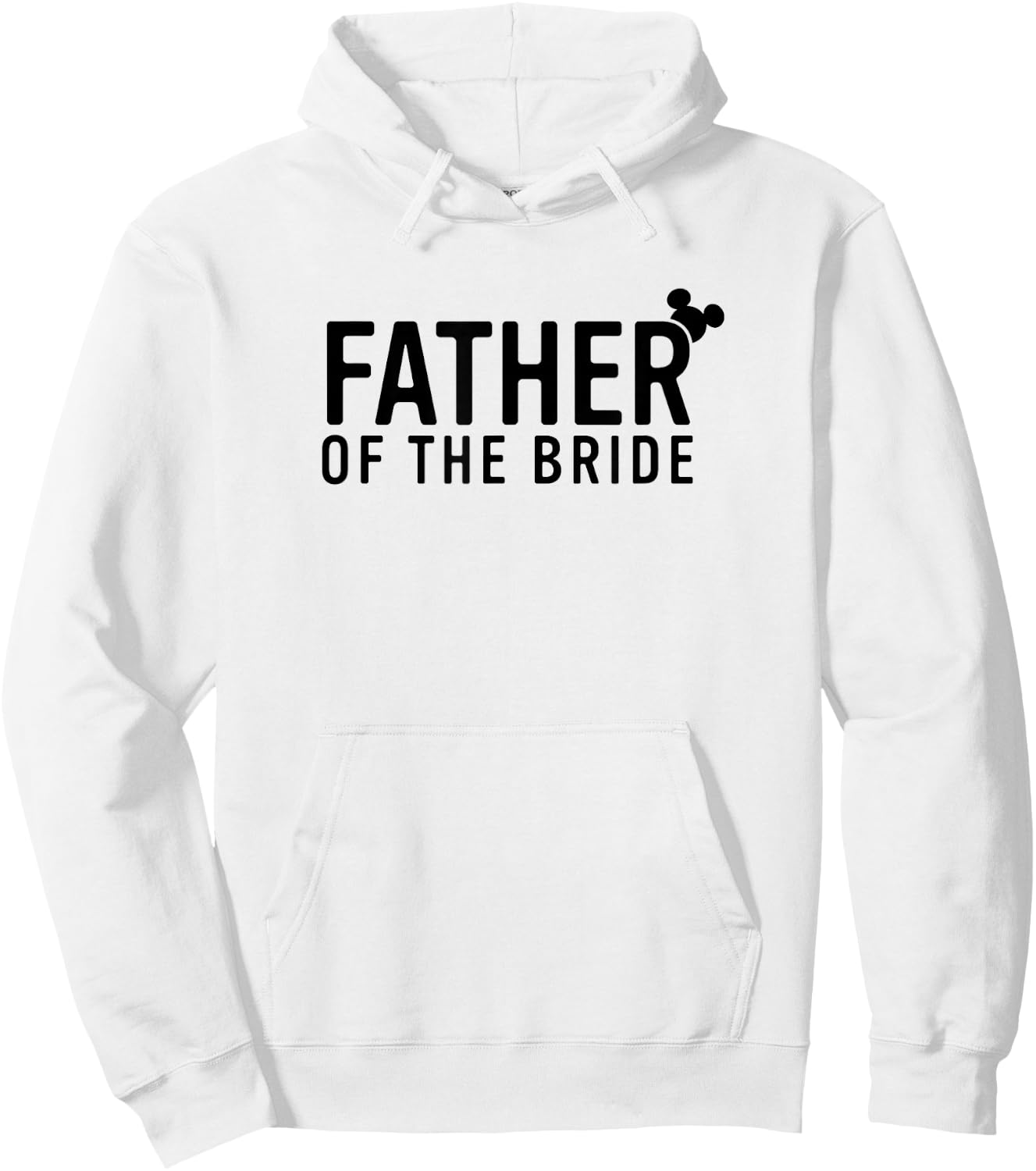 Disney Mickey And Friends Father Of The Bride Hoodie - Hoodie | White
